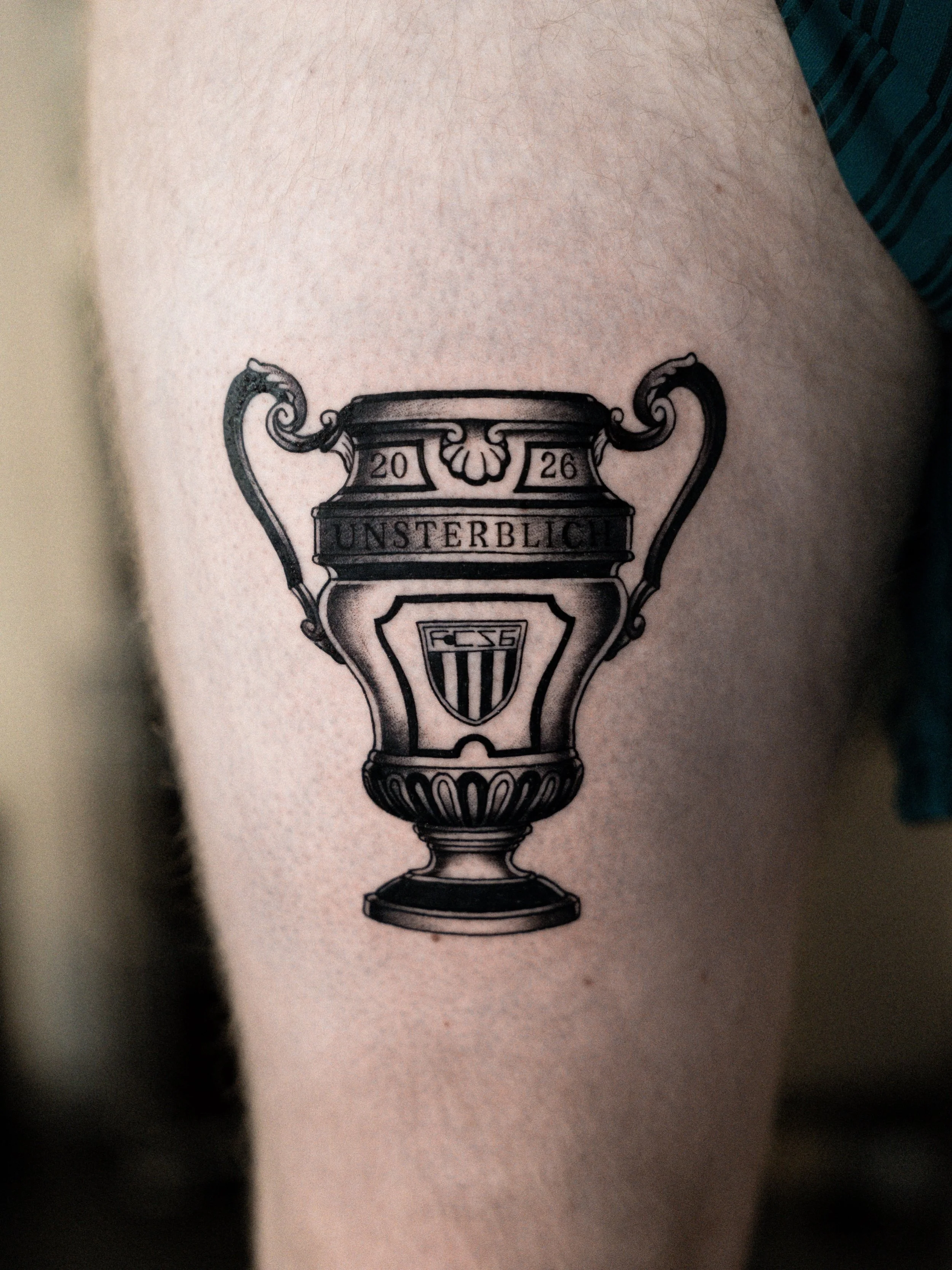 Cuppokal f&uuml;r @lebendesmalgi 

#fcsg #fcstgallen #stgallen #tattoo #schweizercup