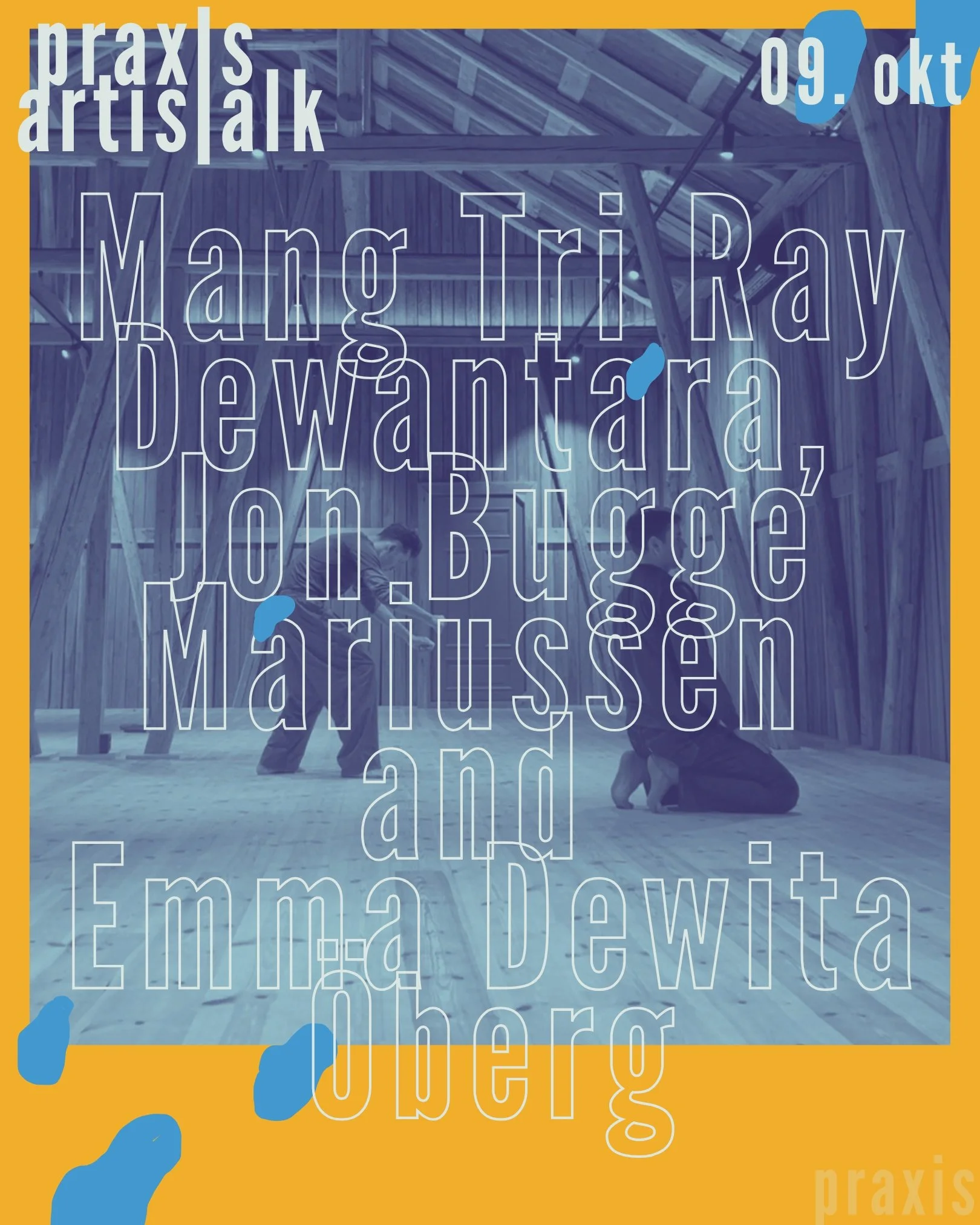 Artist Talk with Mang Tri Ray Dewantara, Jon Bugge Mariussen and Emma Dewita Öberg.