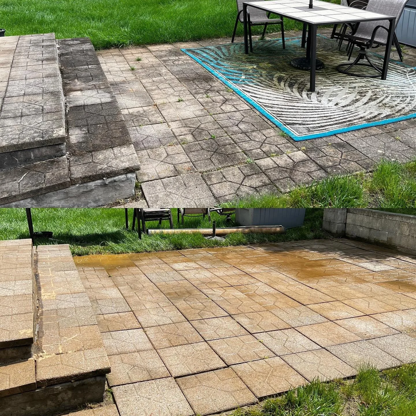Some before and after pics of today&rsquo;s work!
Contact us today for an estimate 🏠🫧
&bull;
#powerwashing #housewash #downstream #delaware #softwashing #m5twist #homeservice #exteriorcleaning #pressurewashing #pressurewashingservice #delawarepower