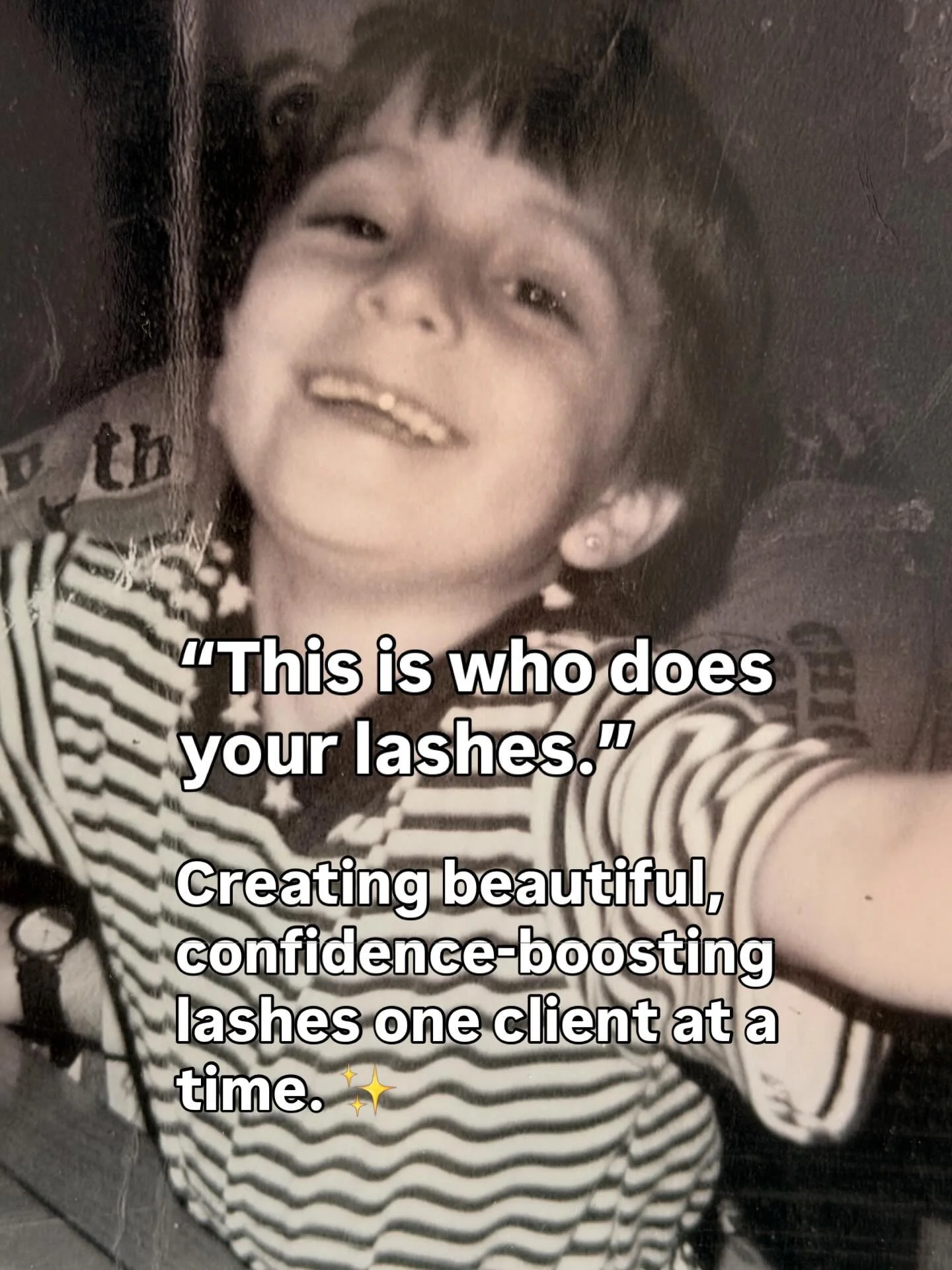 This is who does your lashes.
This is who does your sugaring.
This is who gives you that glow.
This is who shapes your brows.
This is who takes care of your skin.

But more than that&hellip;
I&rsquo;m the one cheering you on, listening to your storie