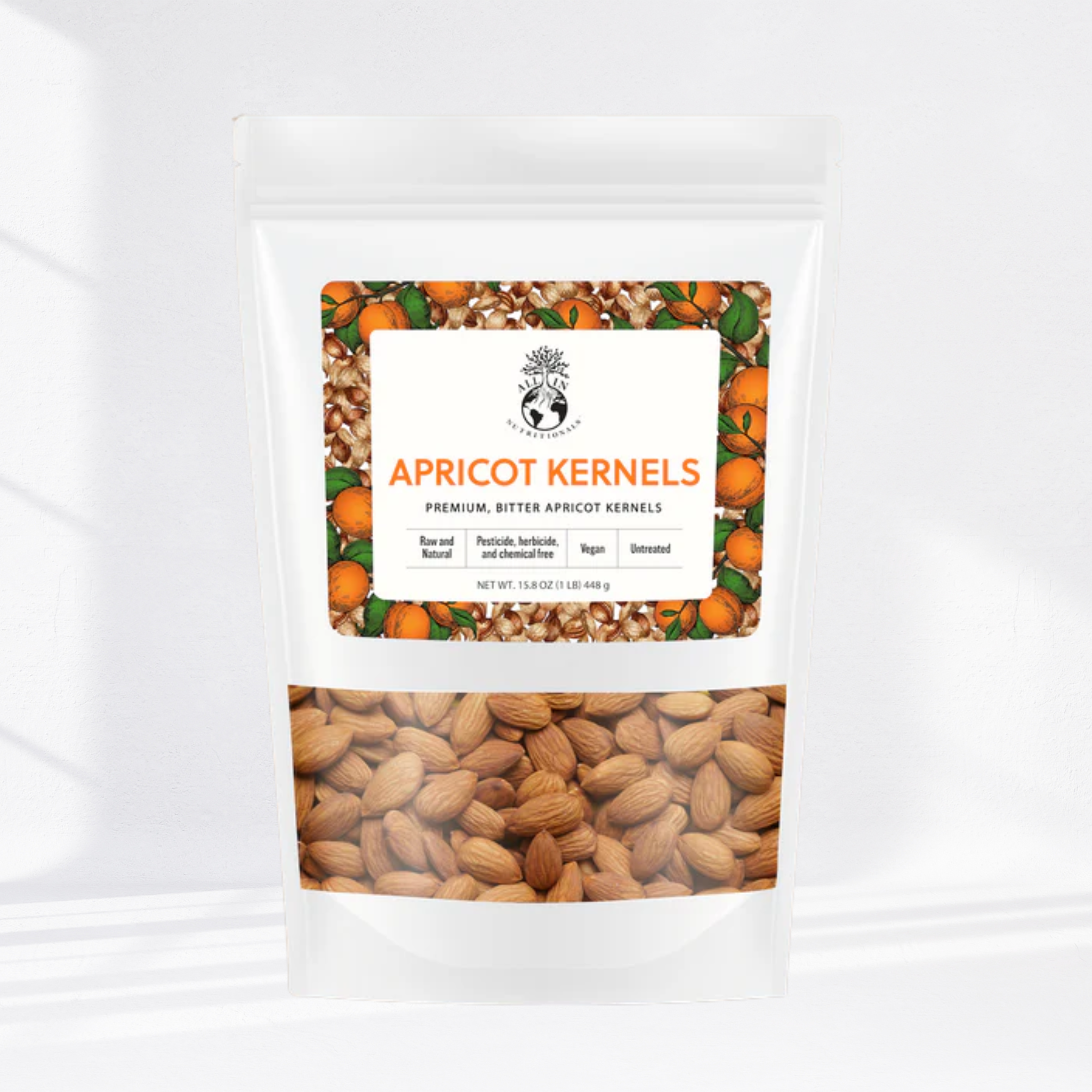 Apricot Kernels - 1lb Bag