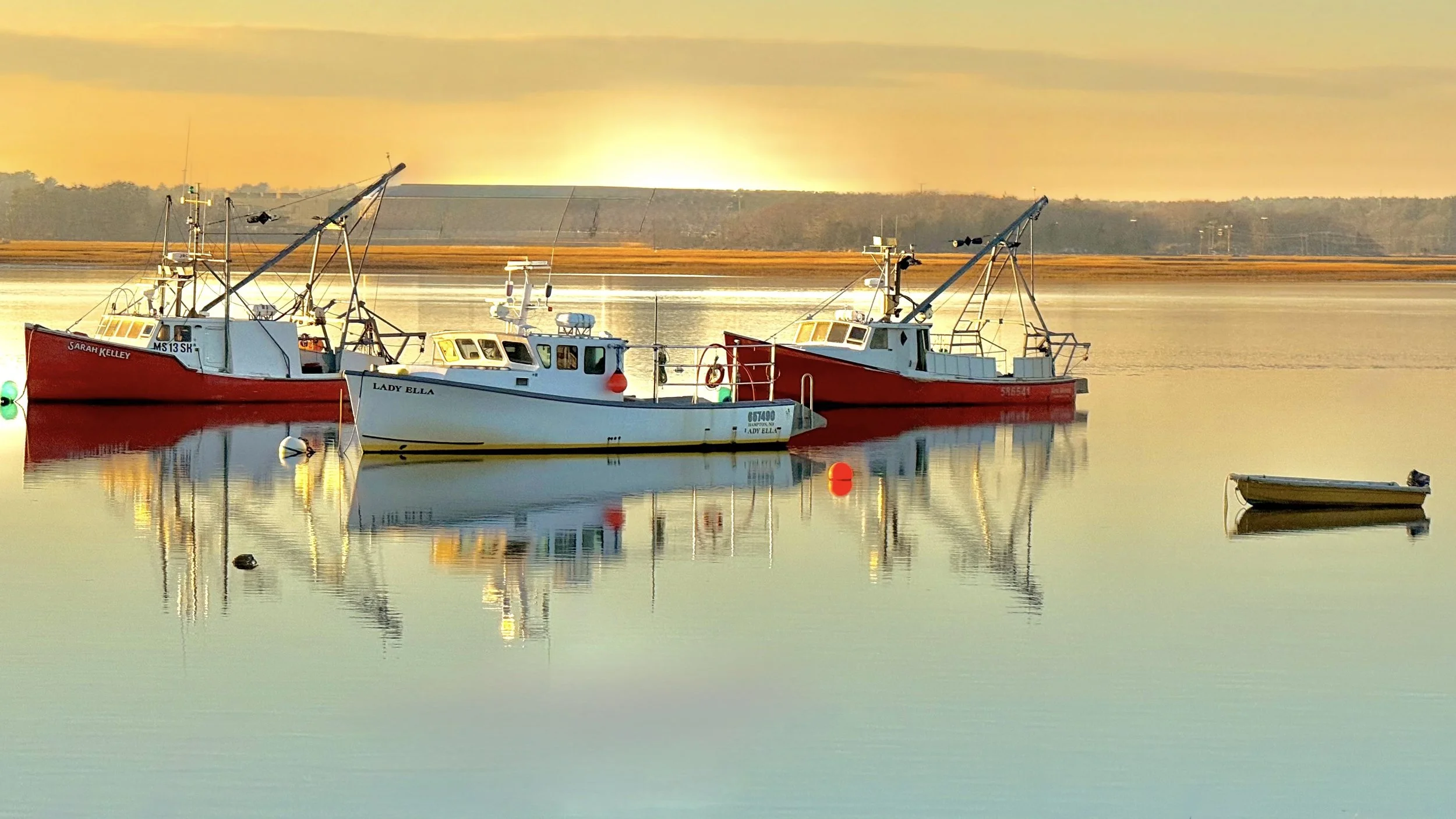 Lobster Boats- Seebrook Beach 