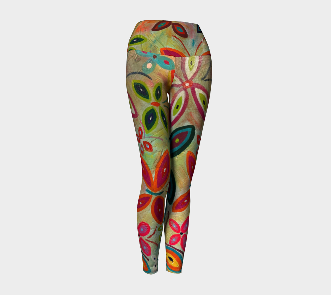 BUTTERFLY, BUTTERFLY YOGA LEGGINGS OR CAPRIS