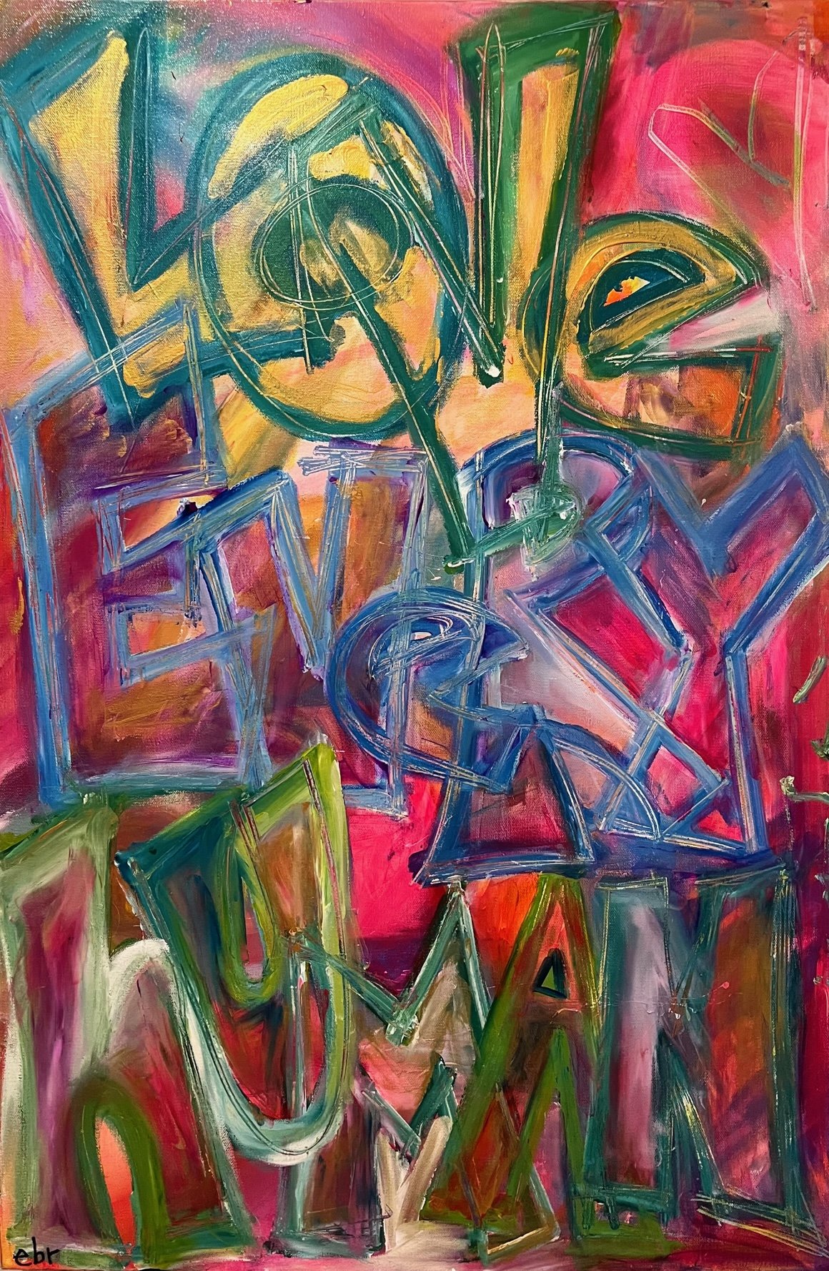 LOVE EVERY HUMAN 24X36X1.5