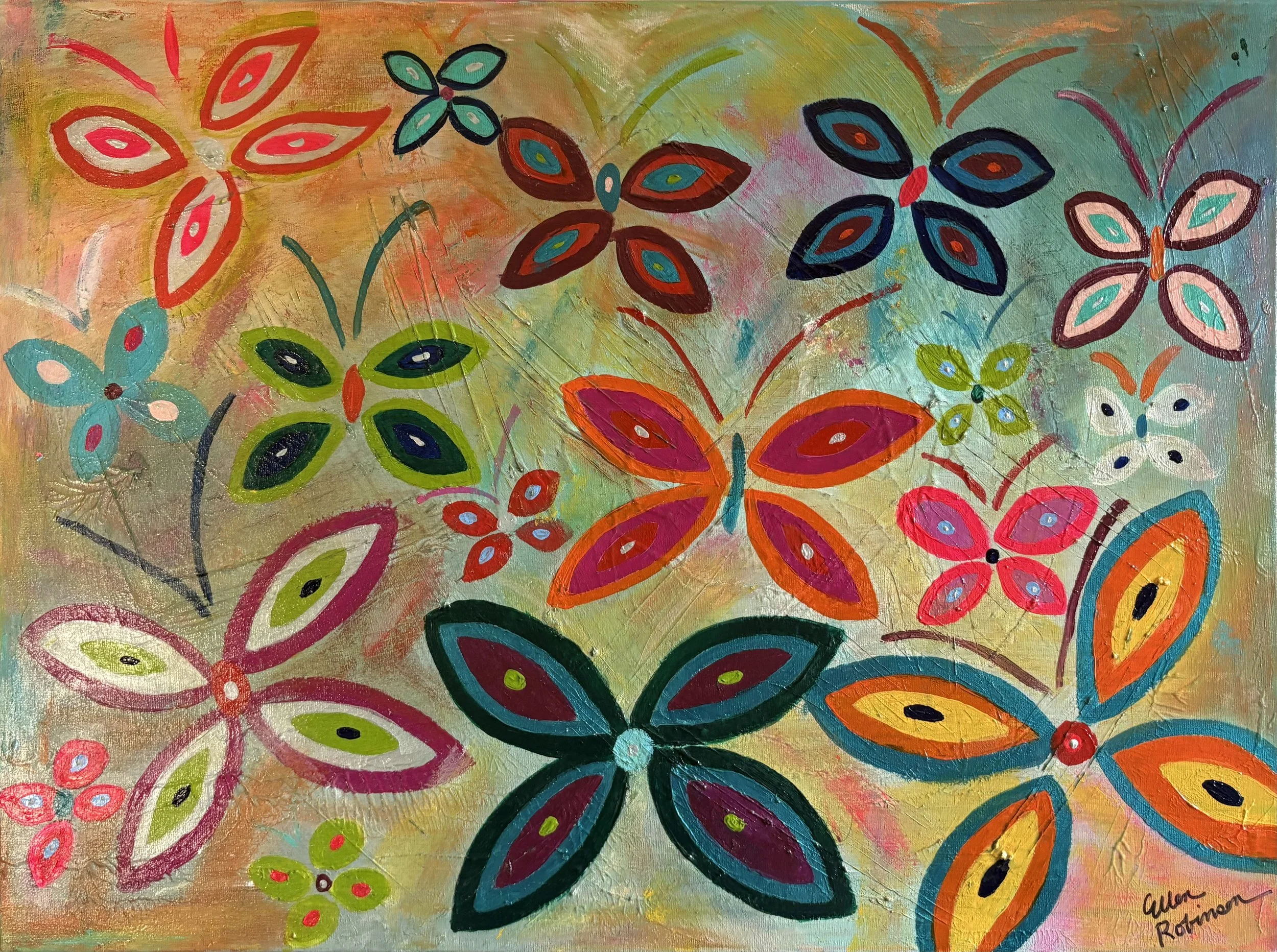 BUTTERFLY BUTTERFLY 20X16 ($125 ++)