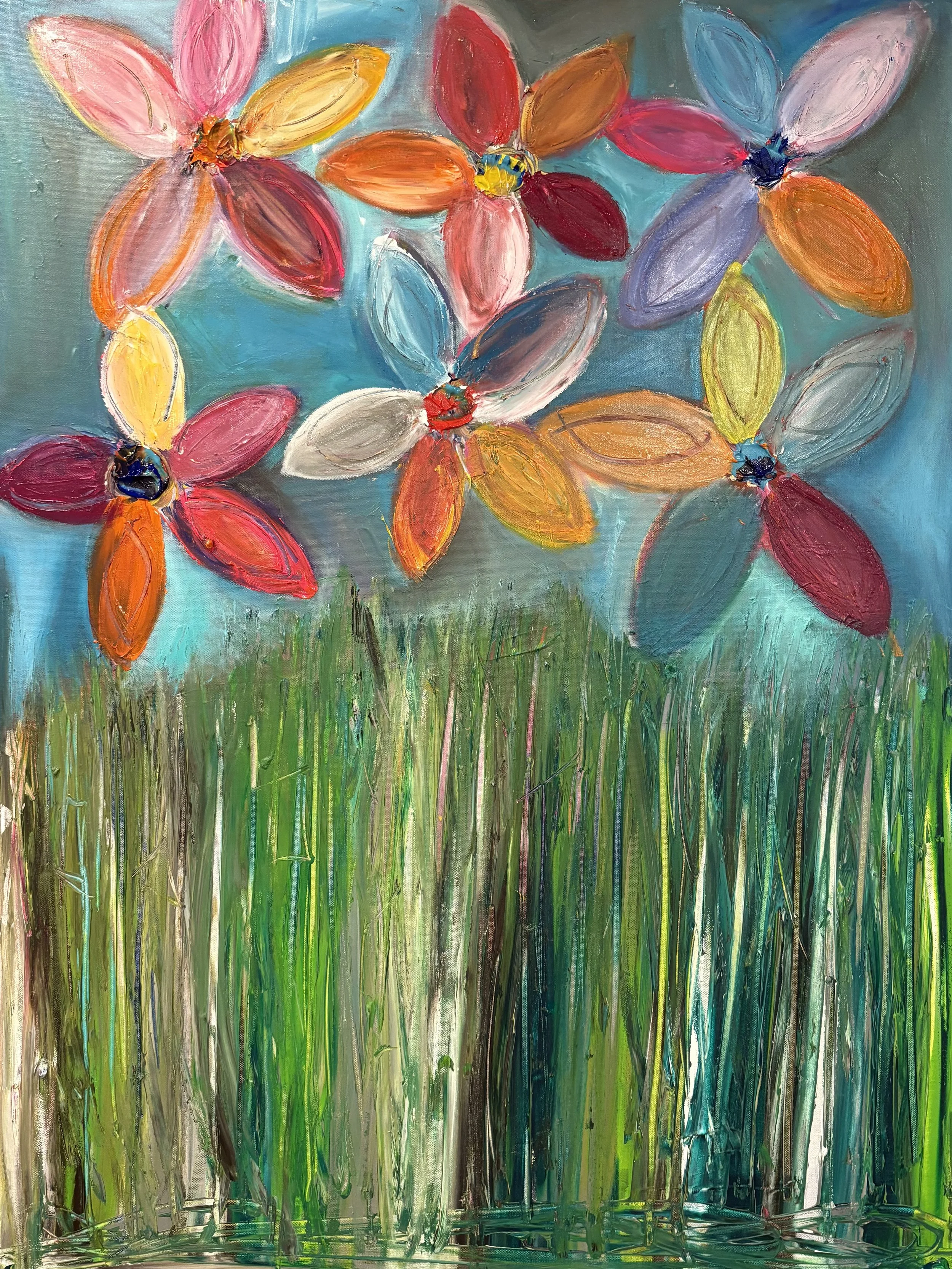 FROM THE EARTH ORIGINAL PAINTING