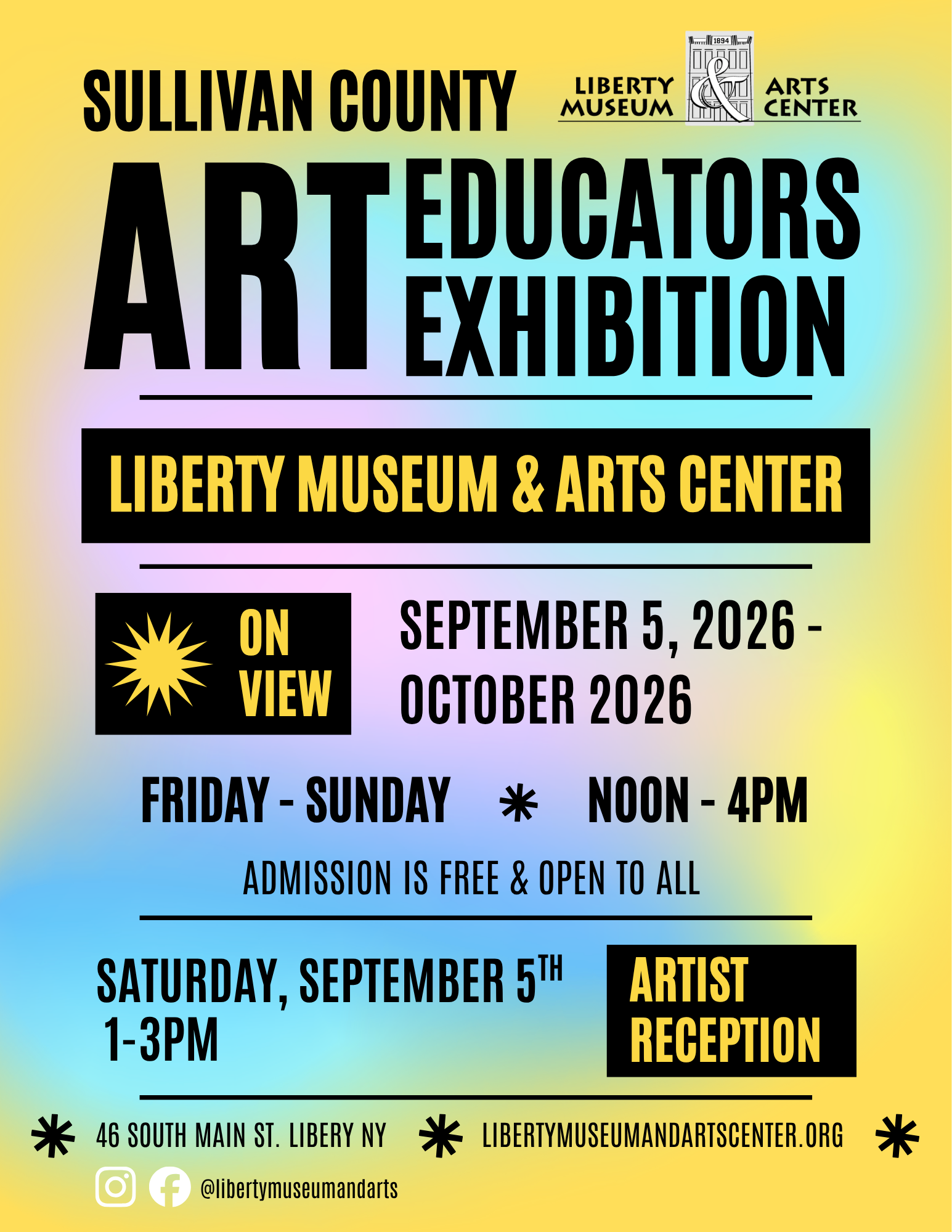 Sullivan County Art Educators Reception