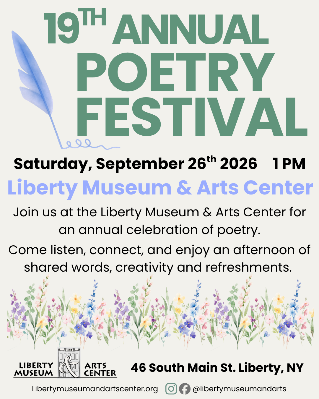 19th Annual Poetry Festival 