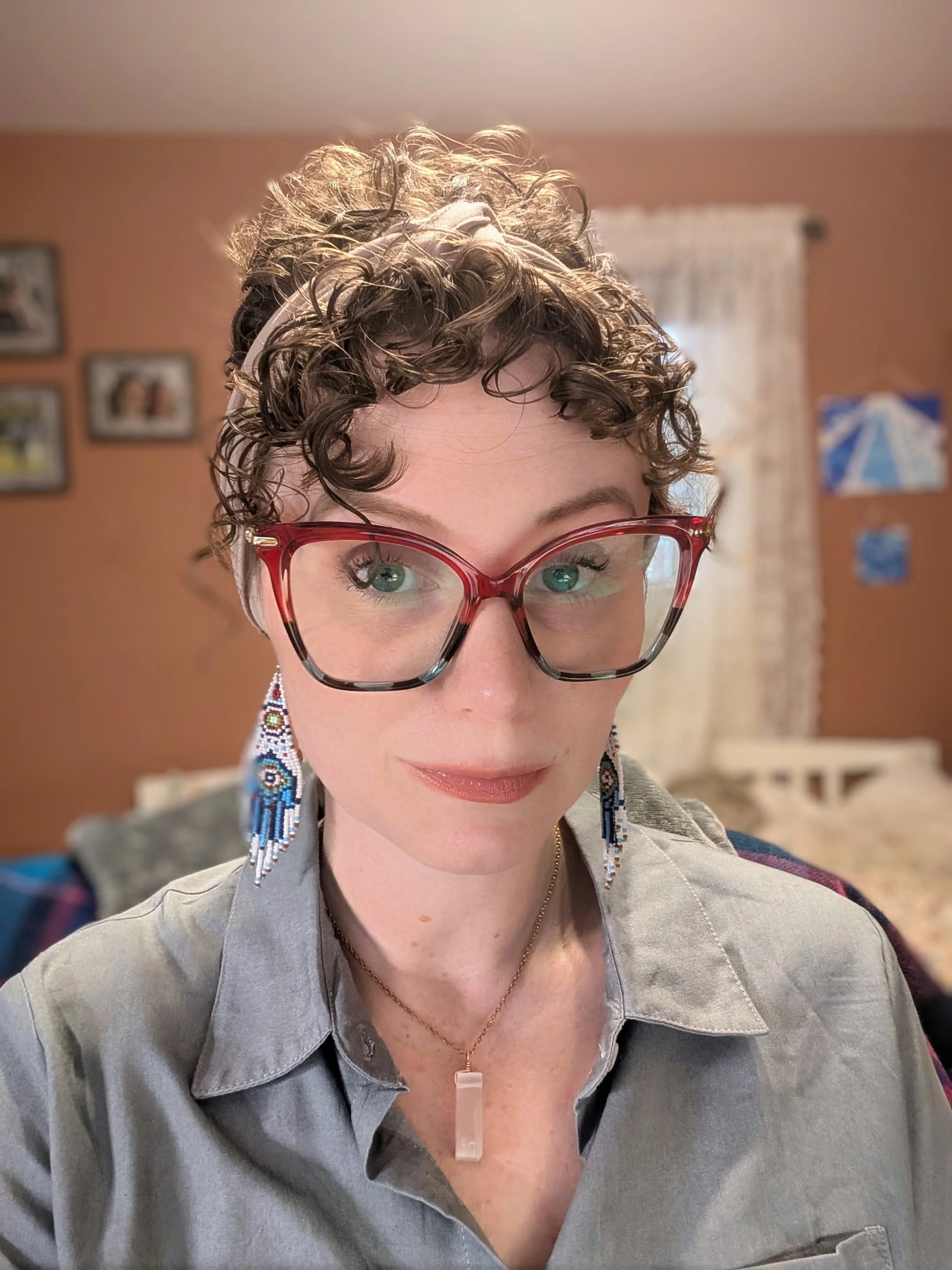 A close-up picture of Amanda