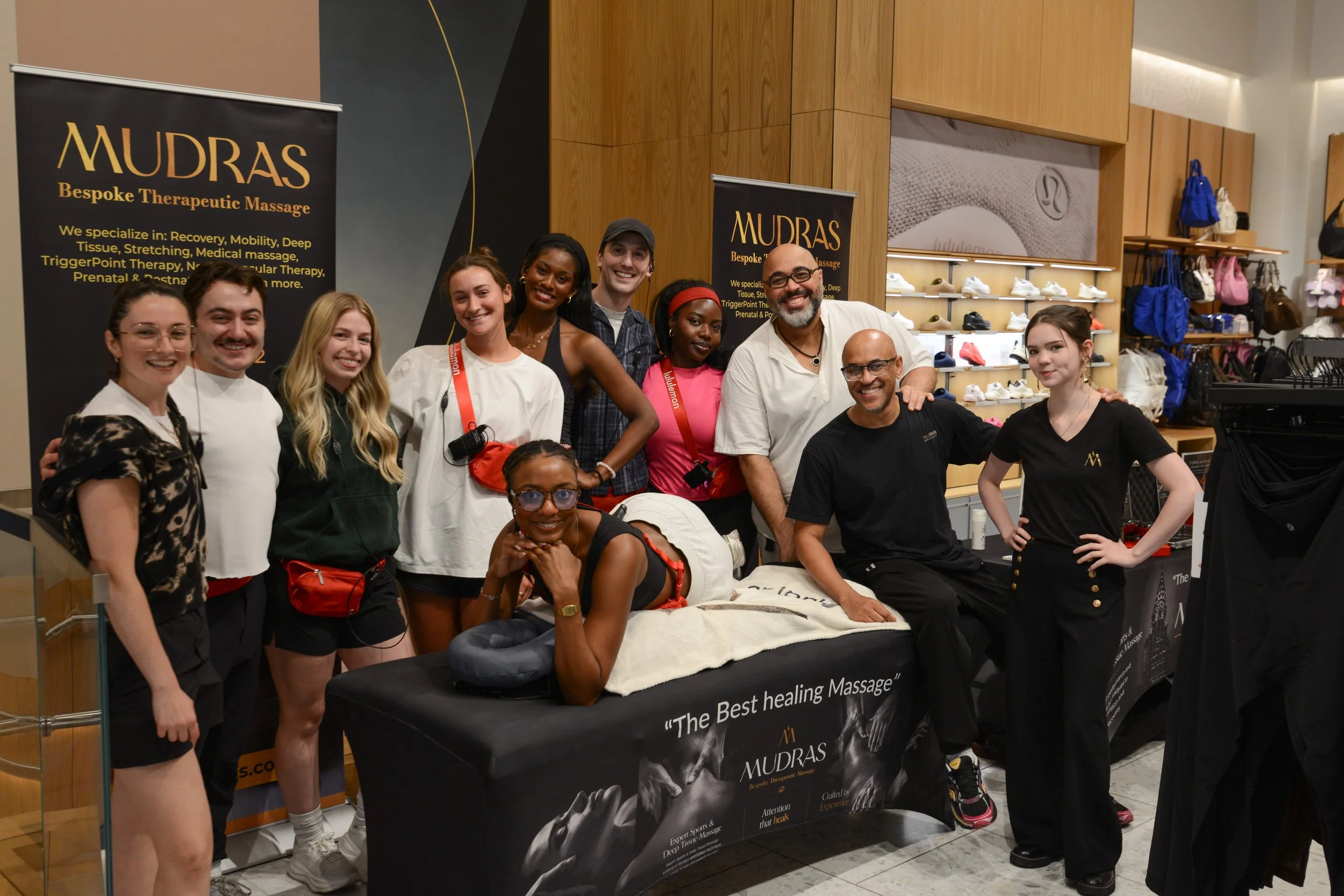 Corporate wellness event at Mudras
