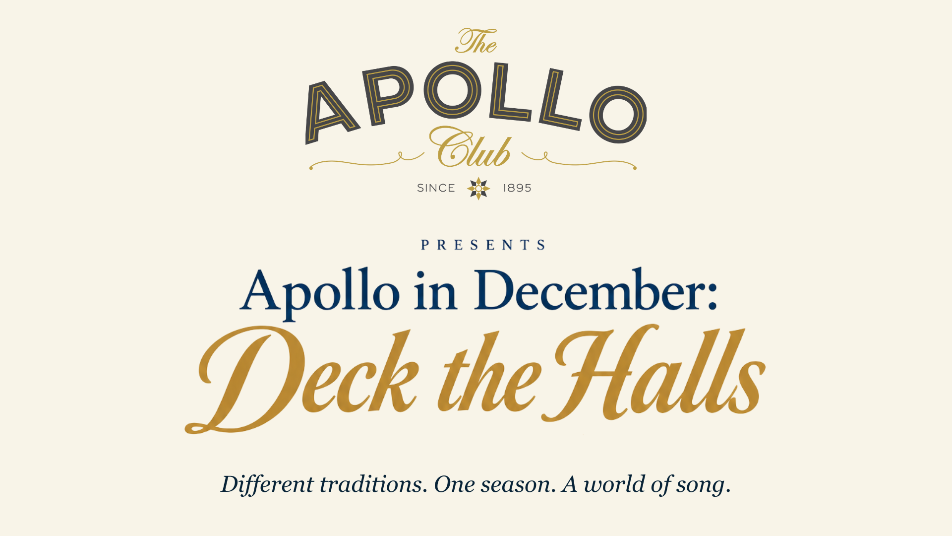 Apollo in December: Deck the Halls
