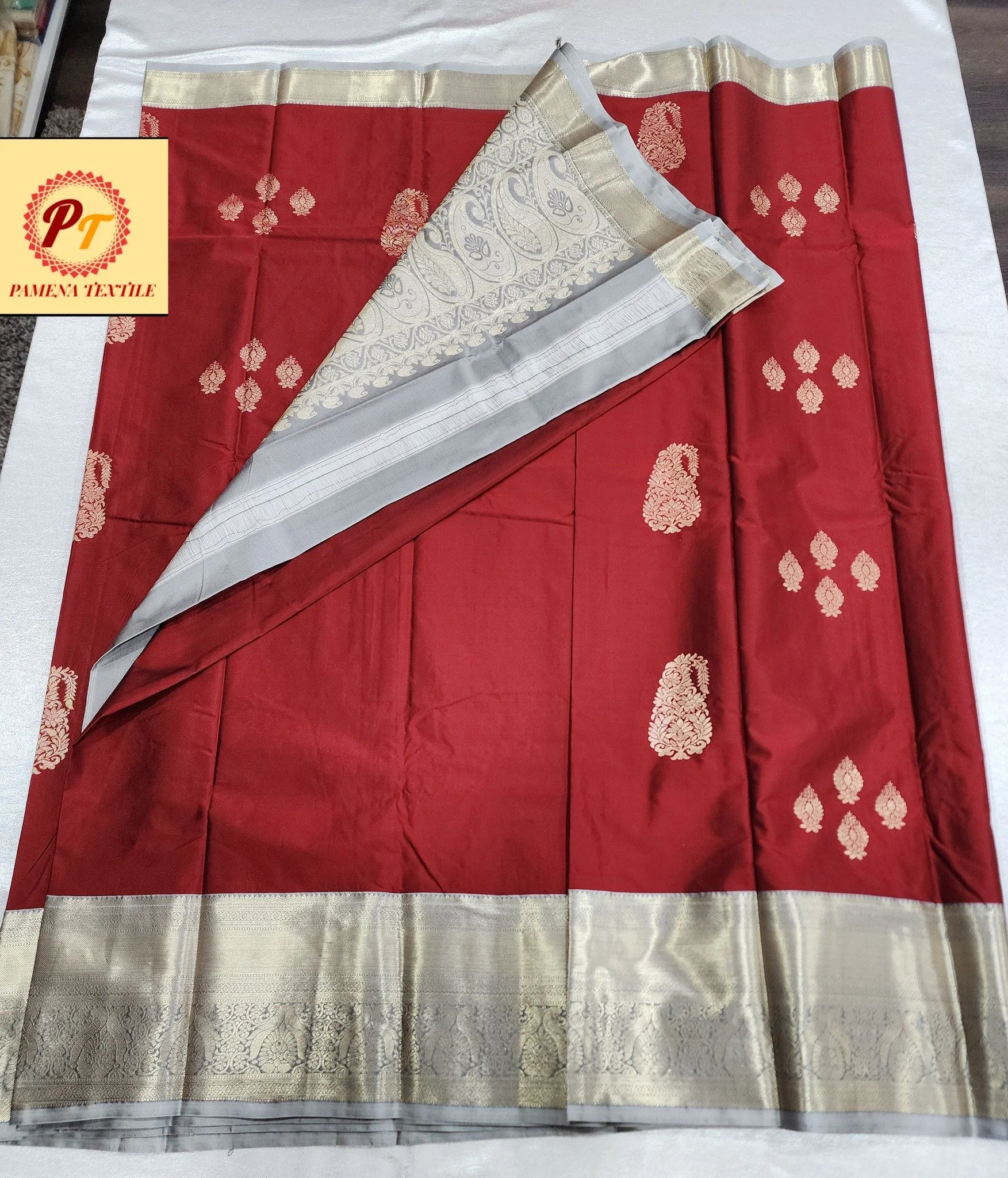 kanchi semi silk saree