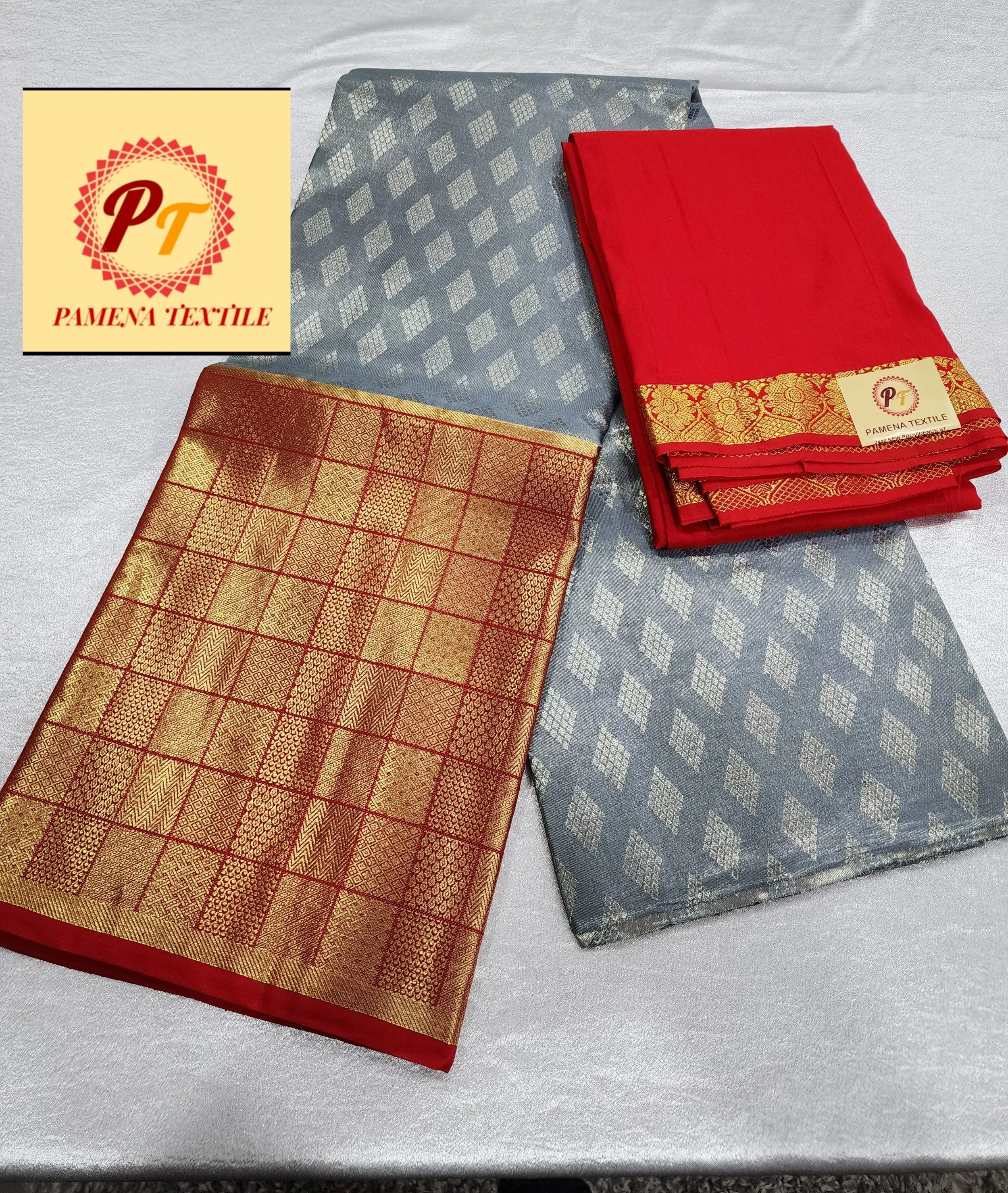 pure kanchipuram half saree