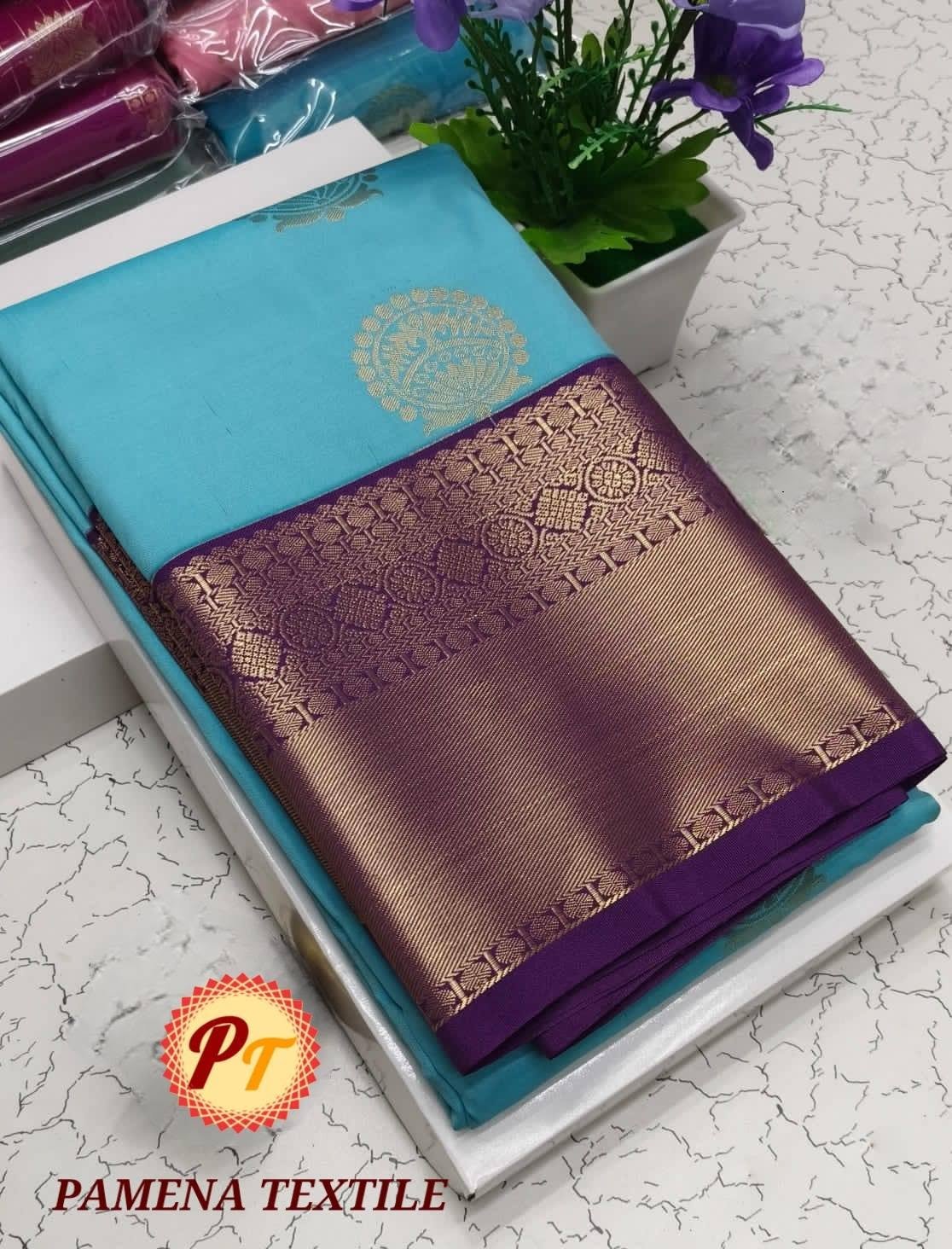 Mangalyam Korvai Soft Silk Saree