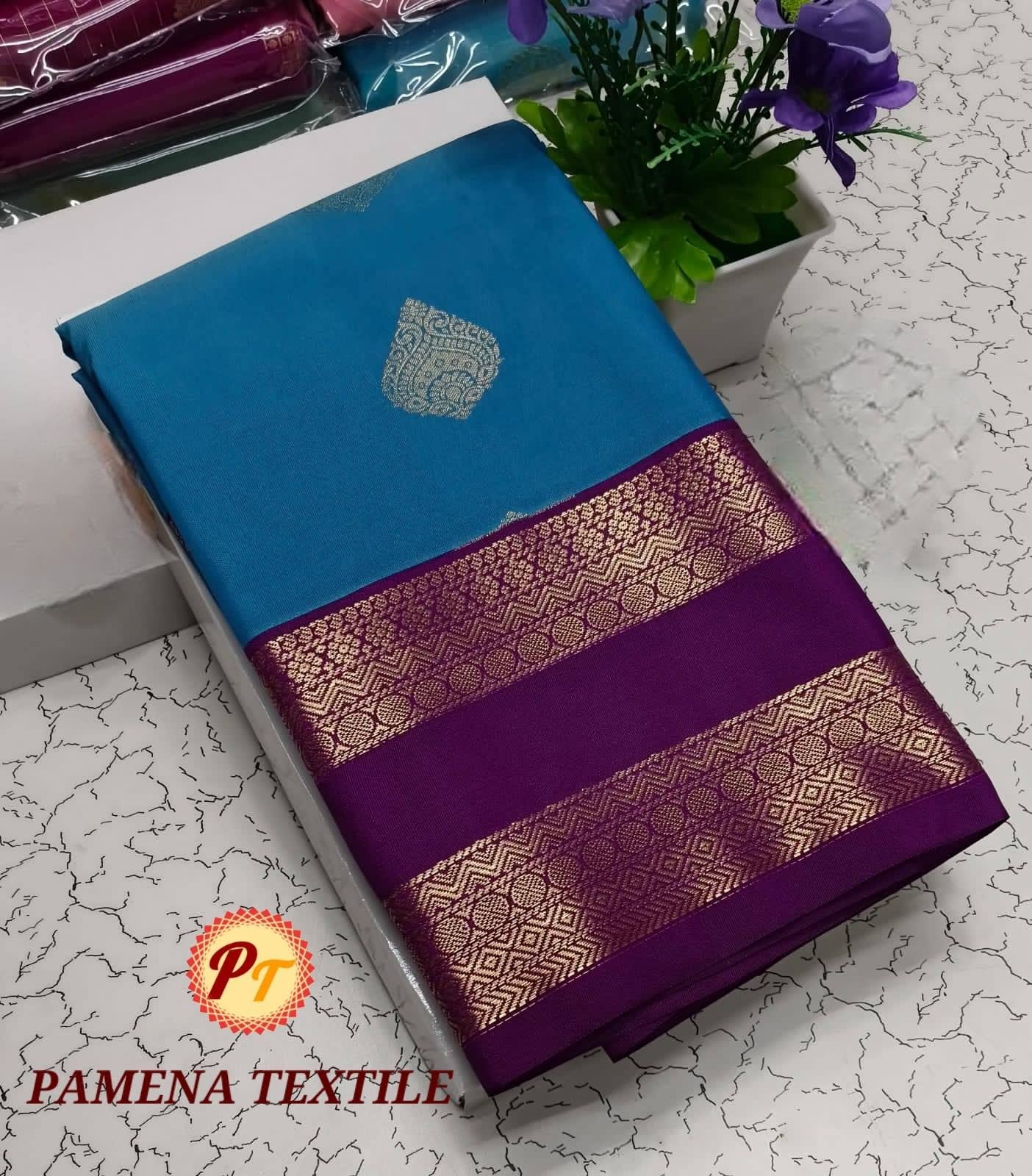 Mangalyam Korvai Soft Silk Saree