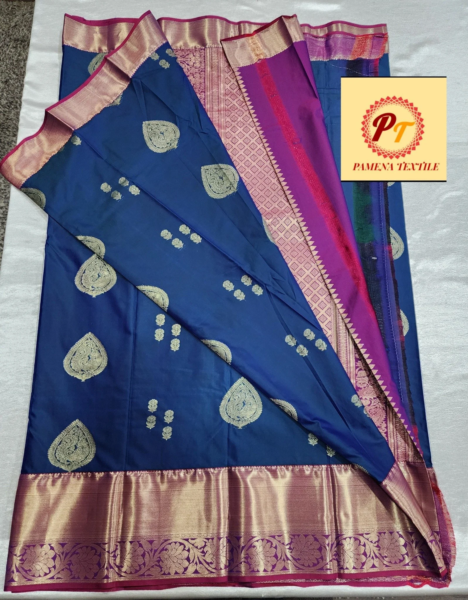 kanshi semi silk saree