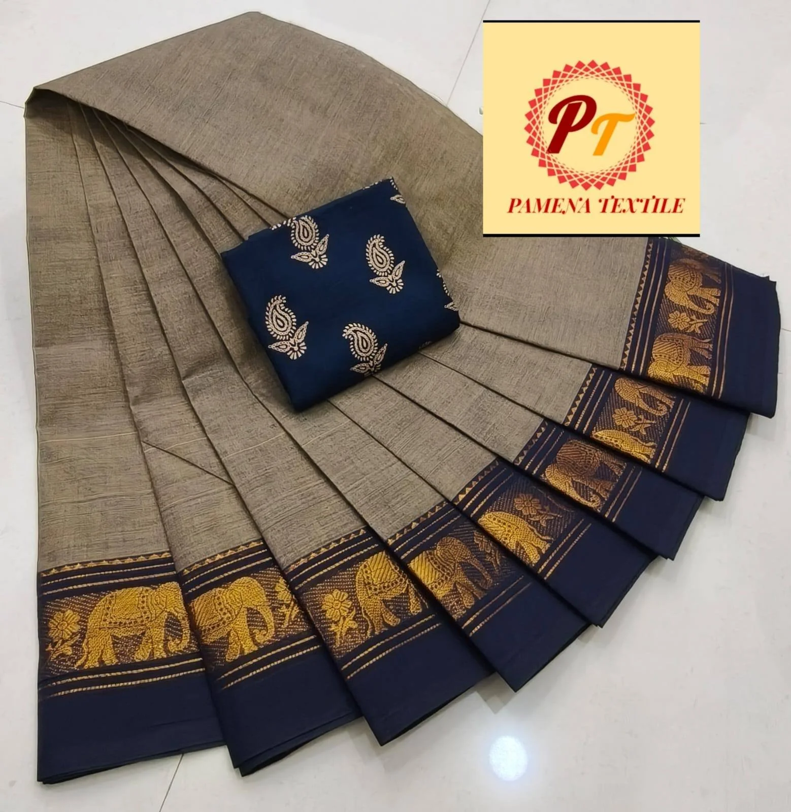 Kanchi Cotton Saree