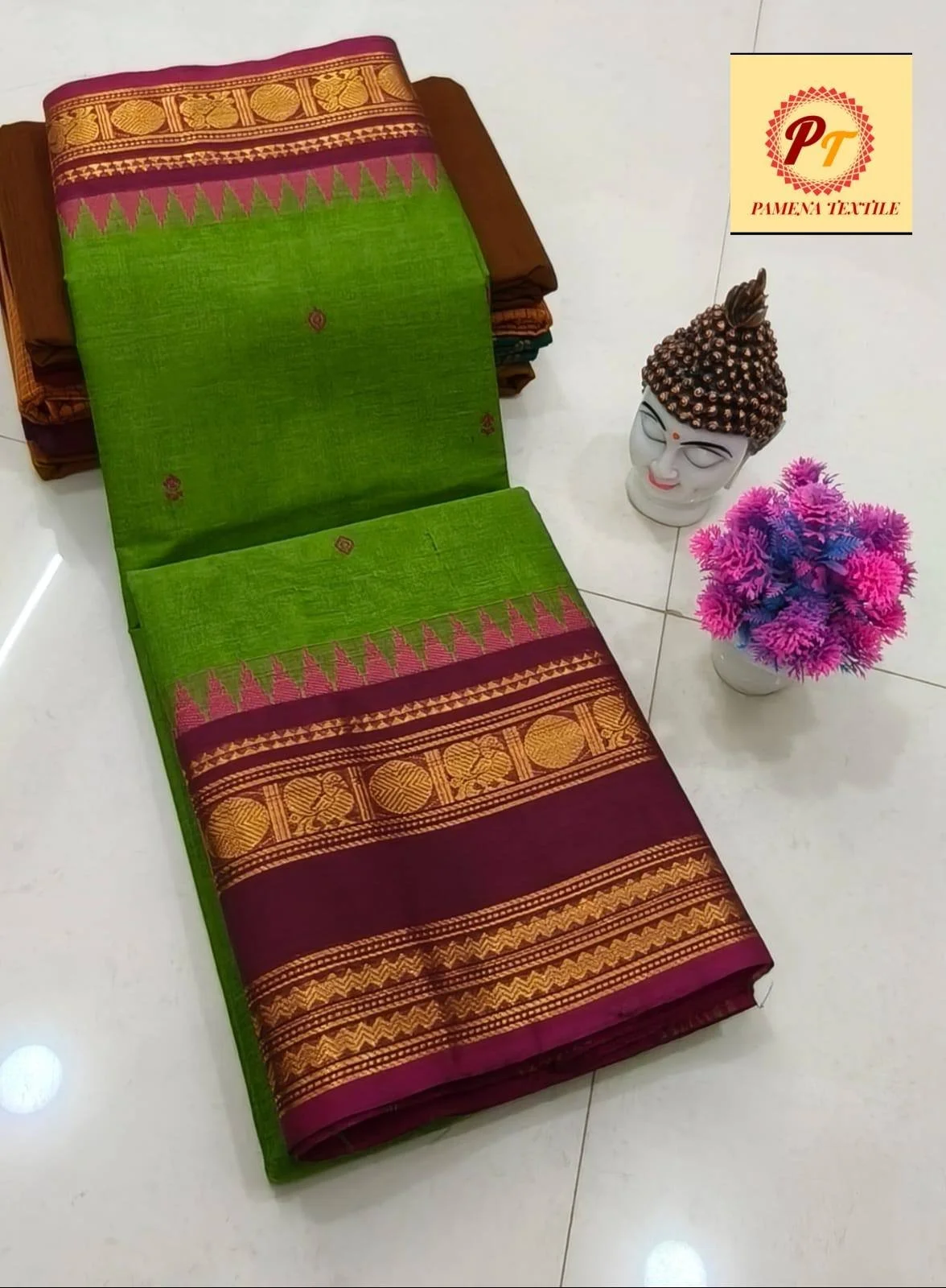 Kanchi Cotton Saree