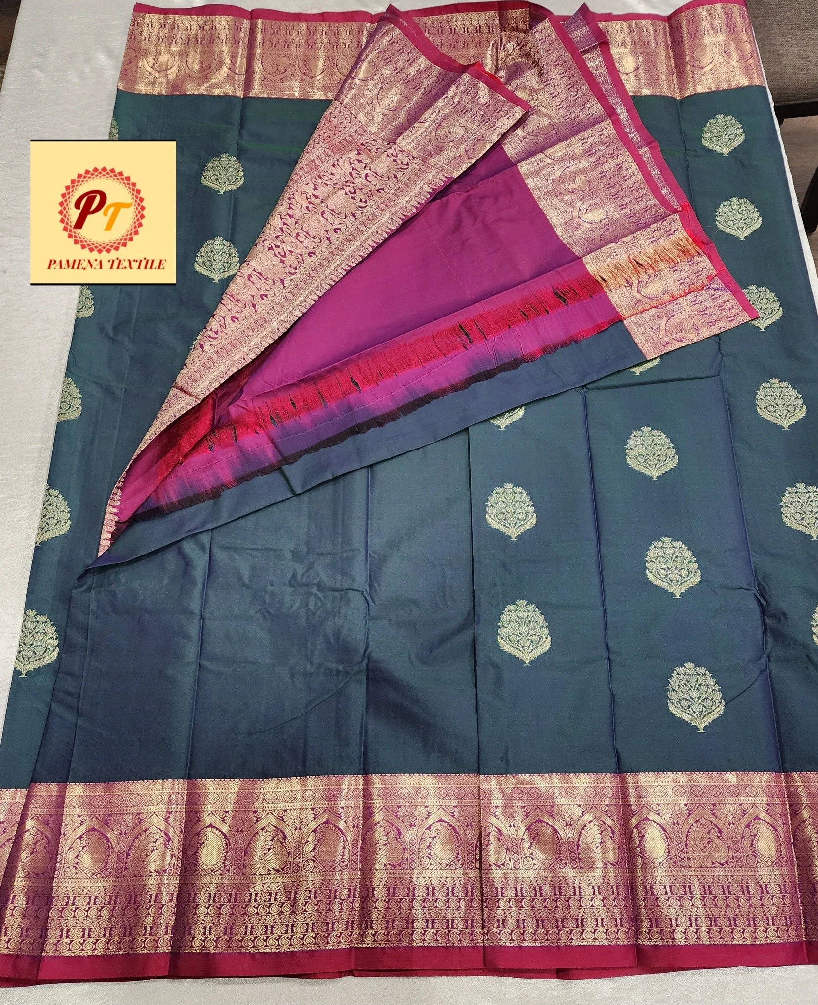 kanchi semi silk saree