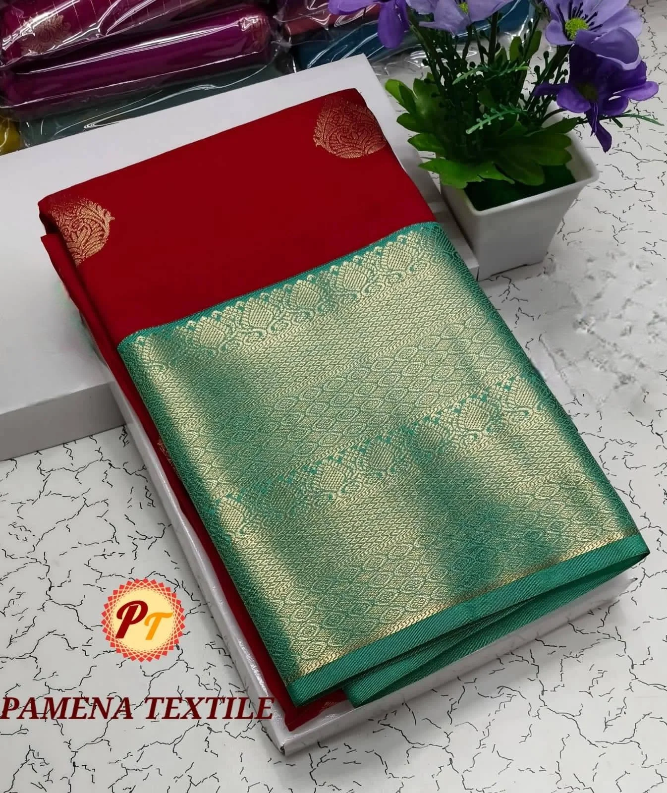Mangalyam Korvai Soft Silk Saree