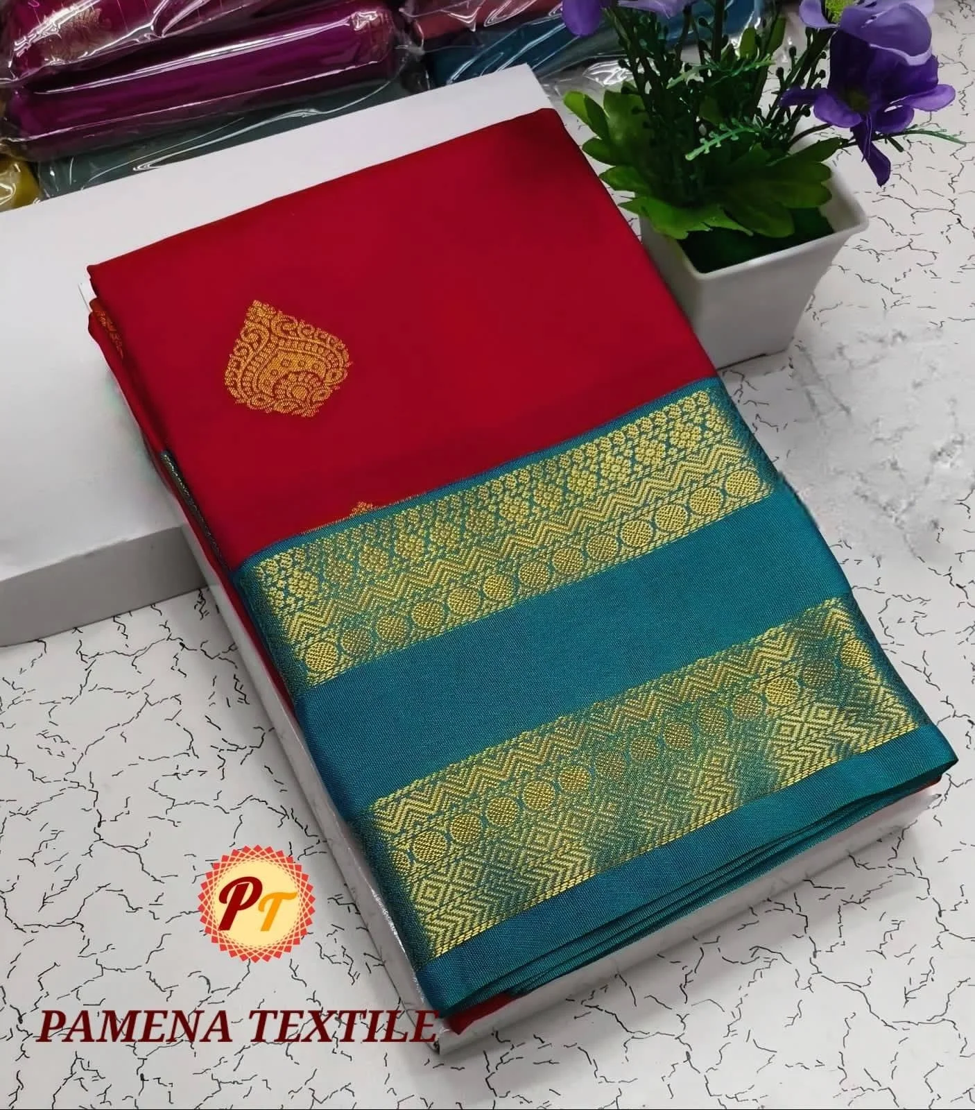 Mangalyam Korvai Soft Silk Saree