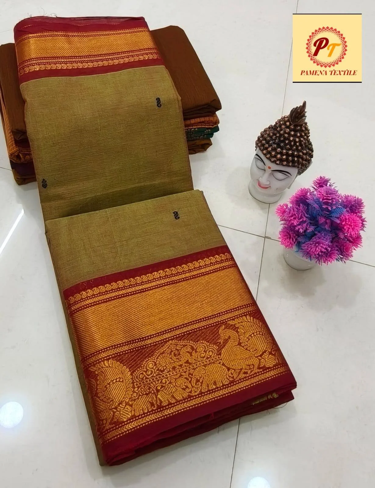 Kanchi Cotton Saree