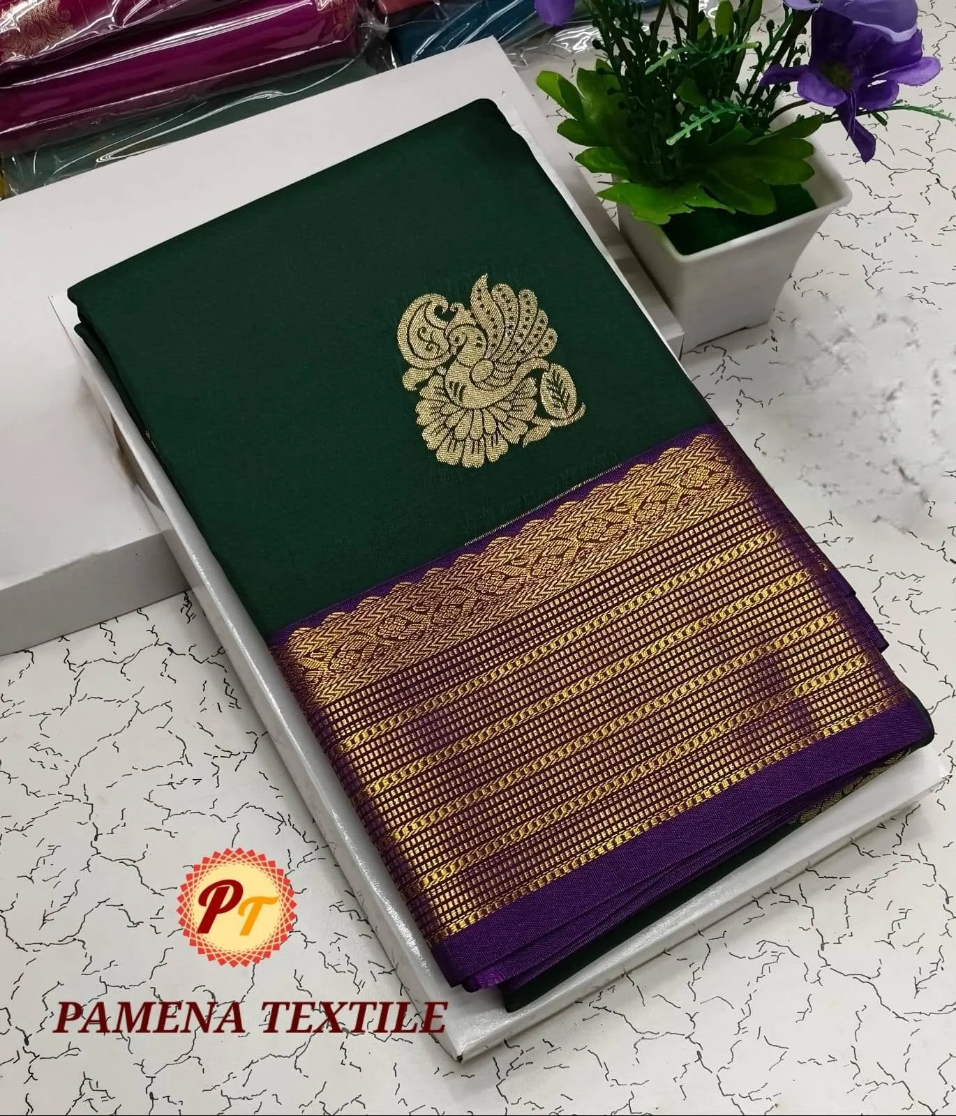 Mangalyam Korvai Soft Silk Saree