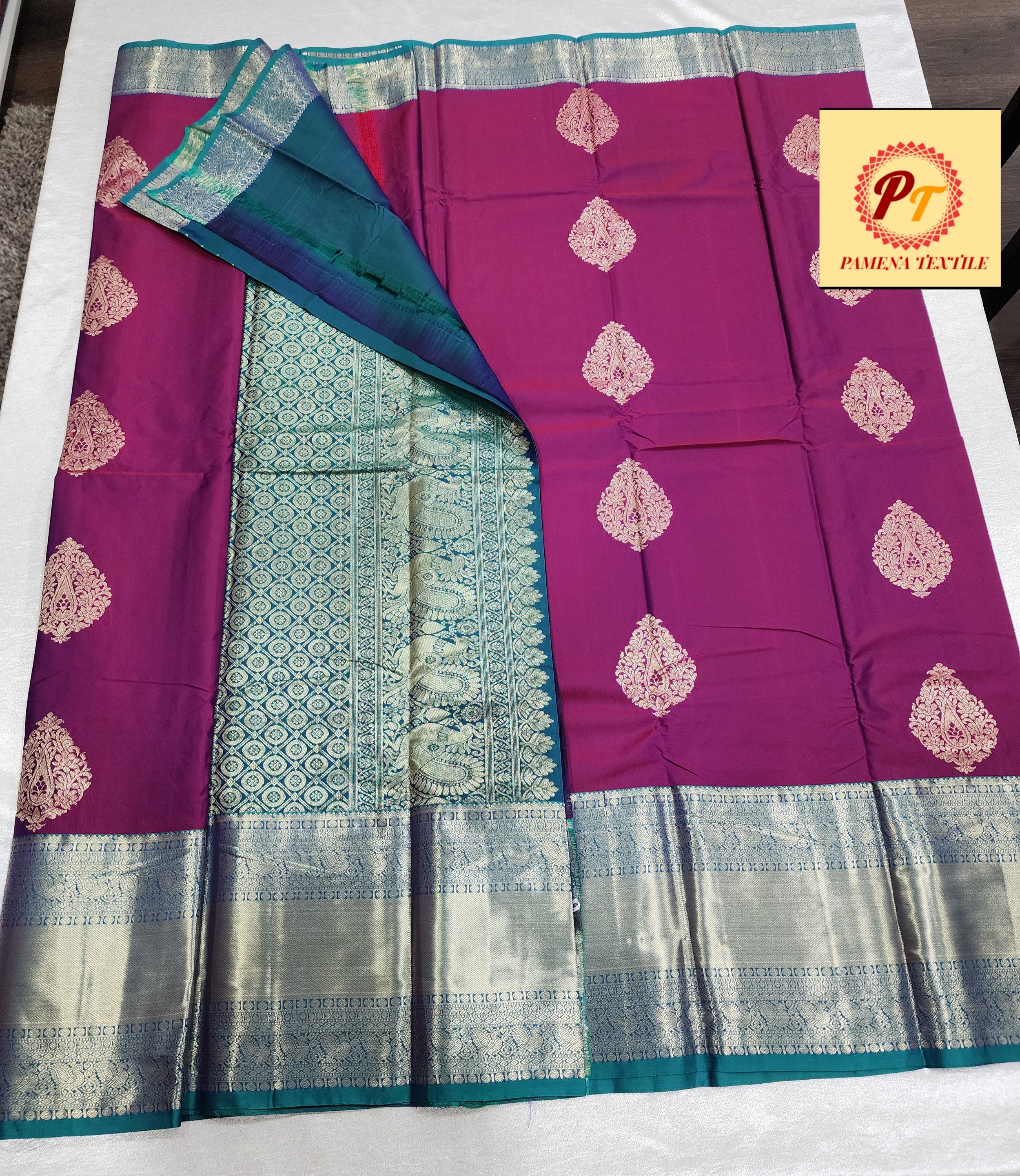 kanchi semi silk saree