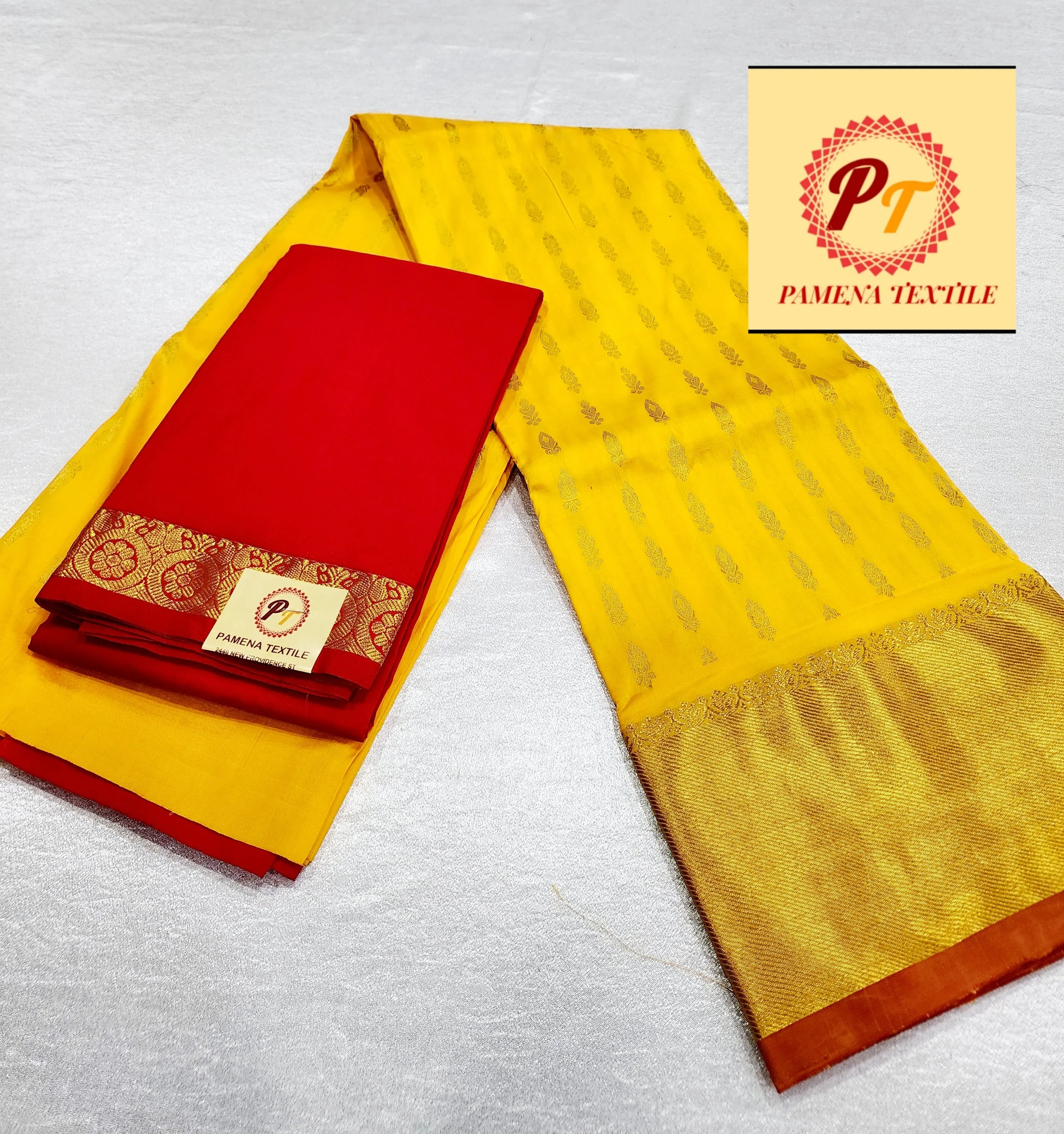 pure kanchipuram half saree