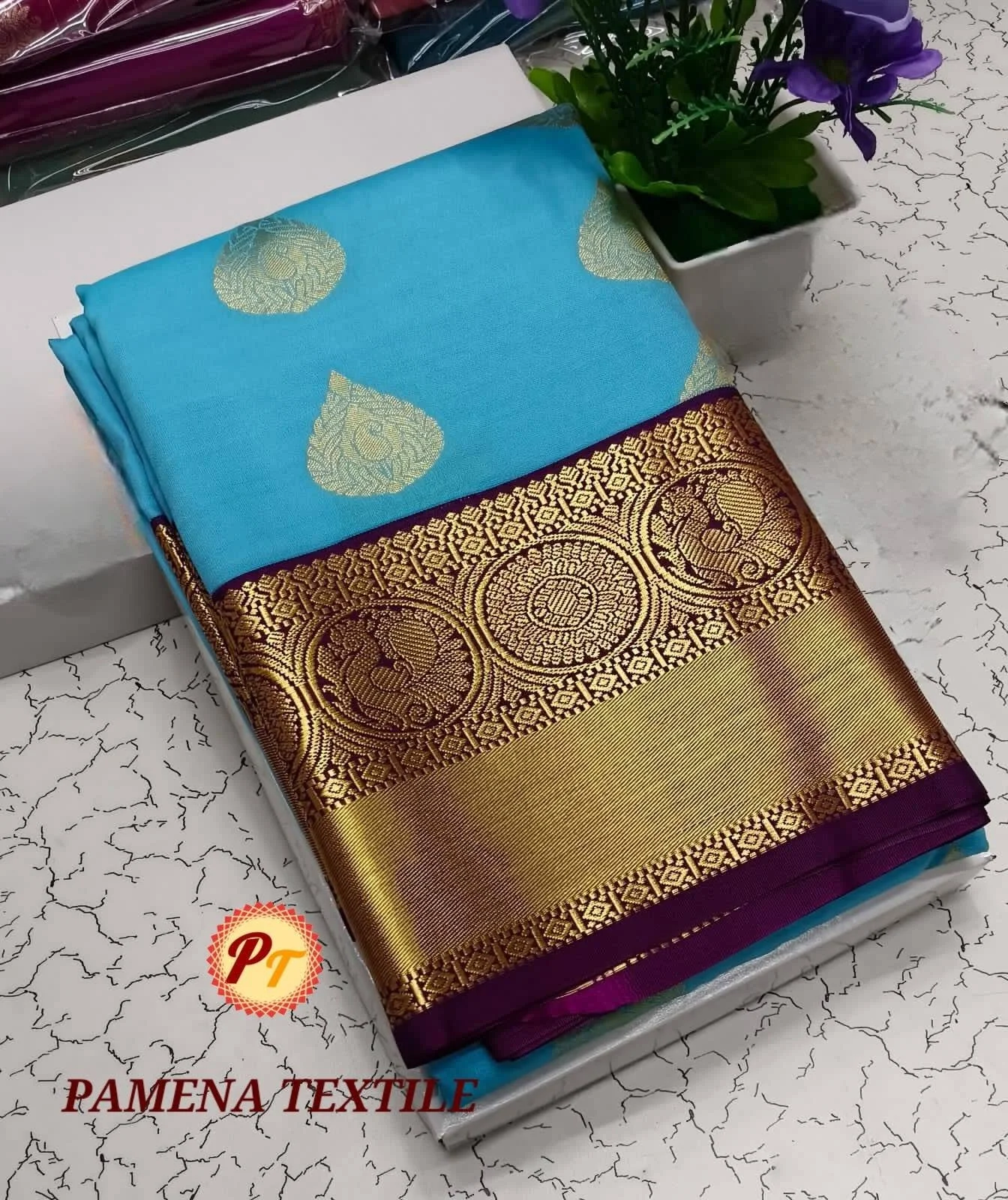 Mangalyam Korvai Soft Silk Saree