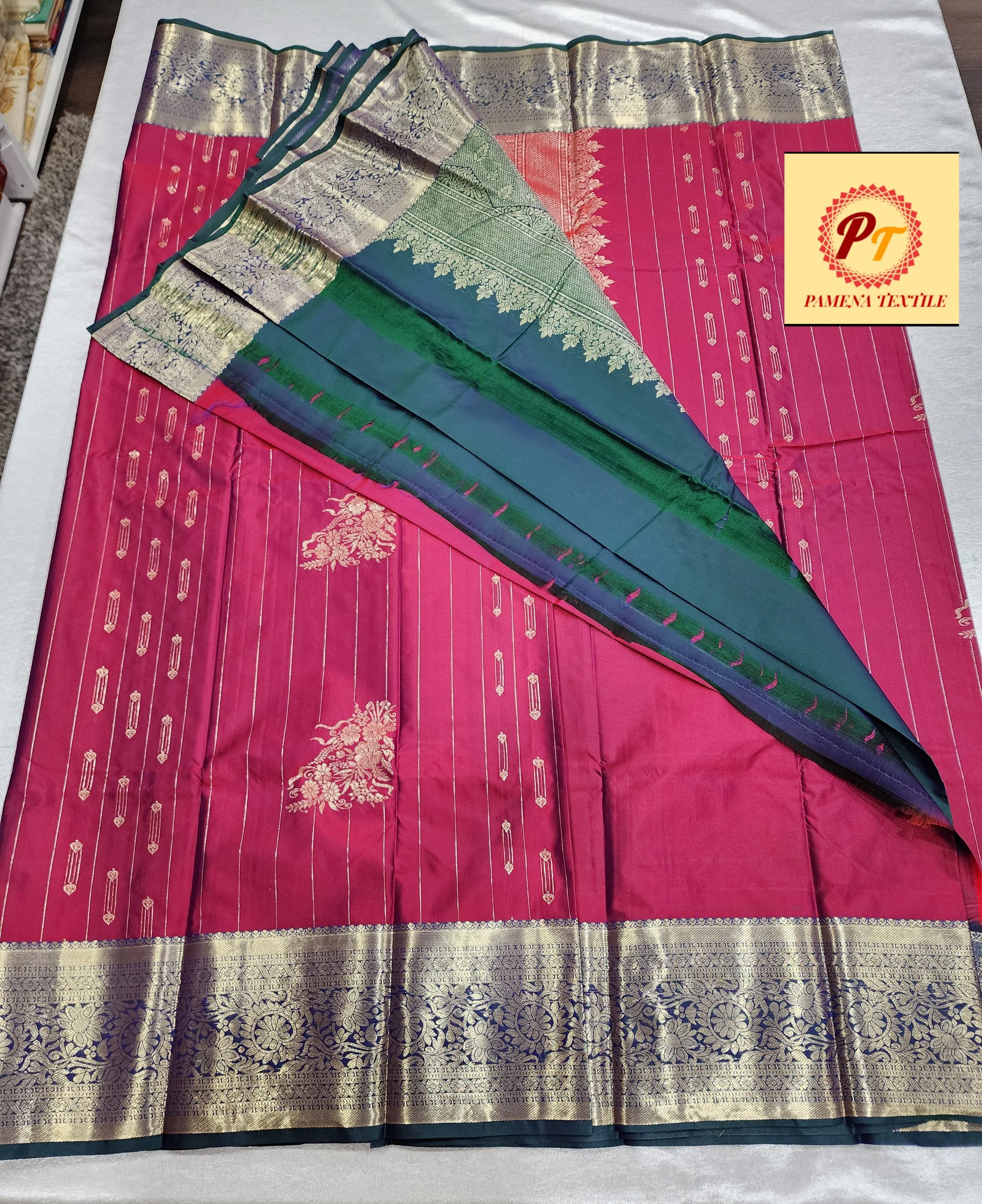 kanchi semi silk saree