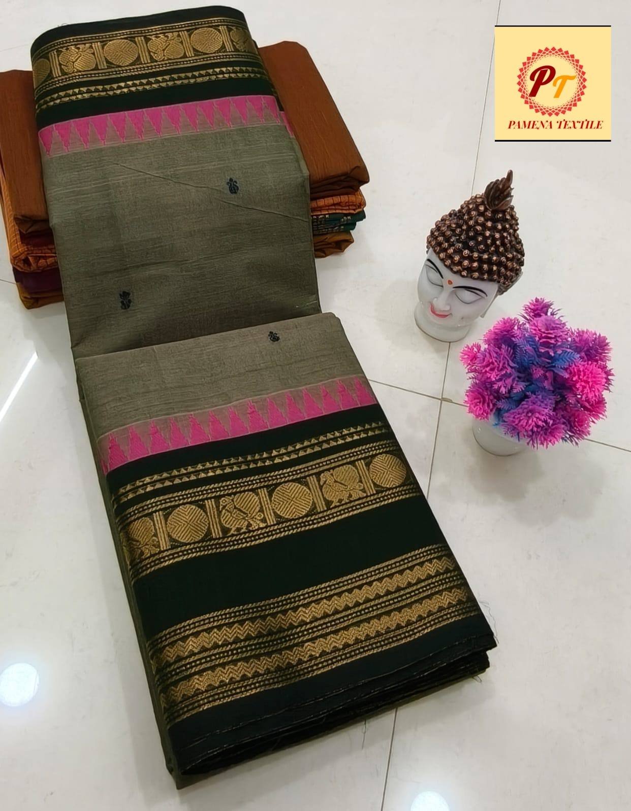 Kanchi Cotton Saree