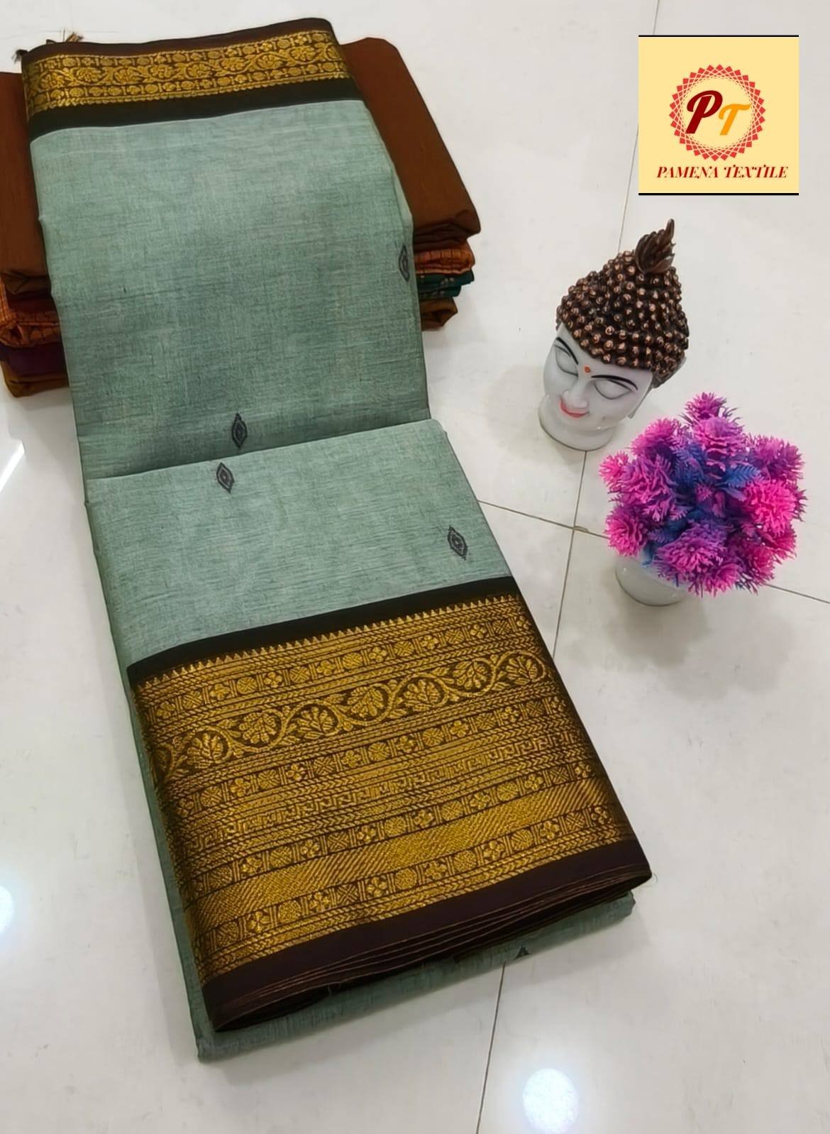 Kanchi Cotton Saree