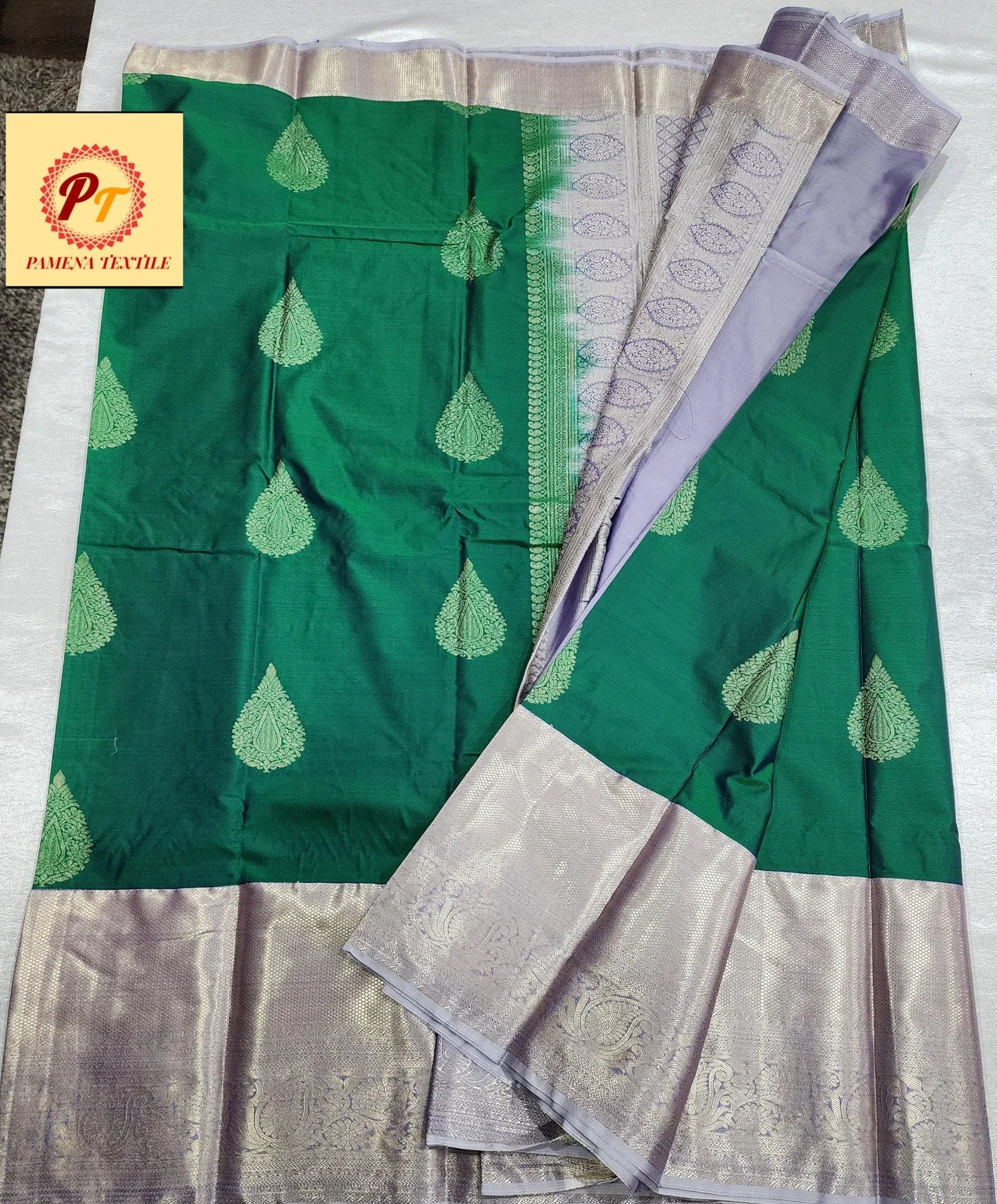 kanchi semi silk saree