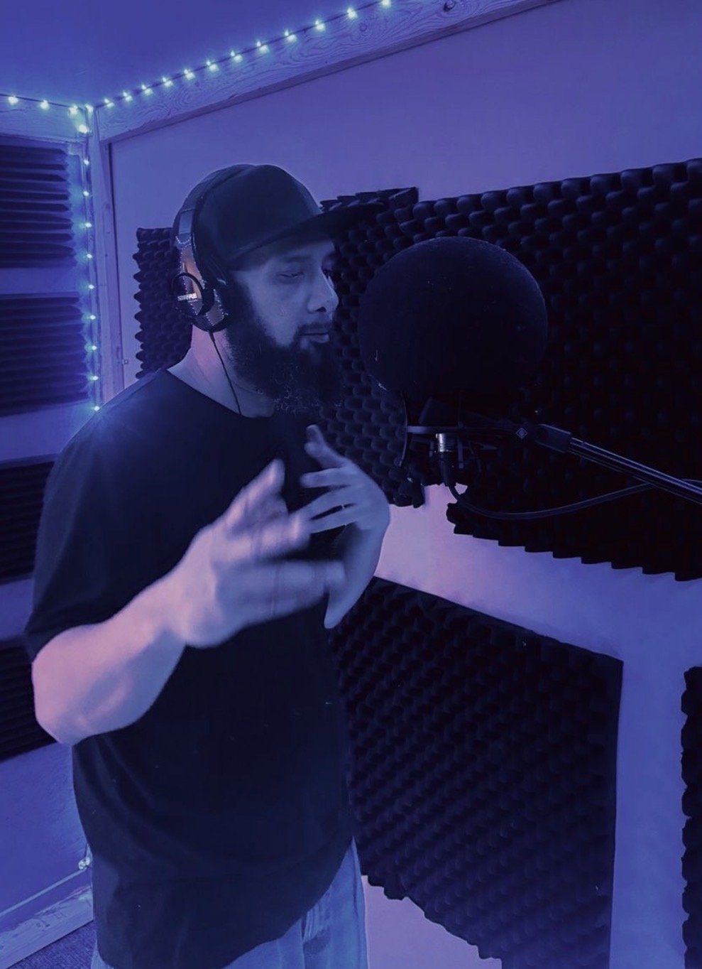 Rick Chainy in the booth