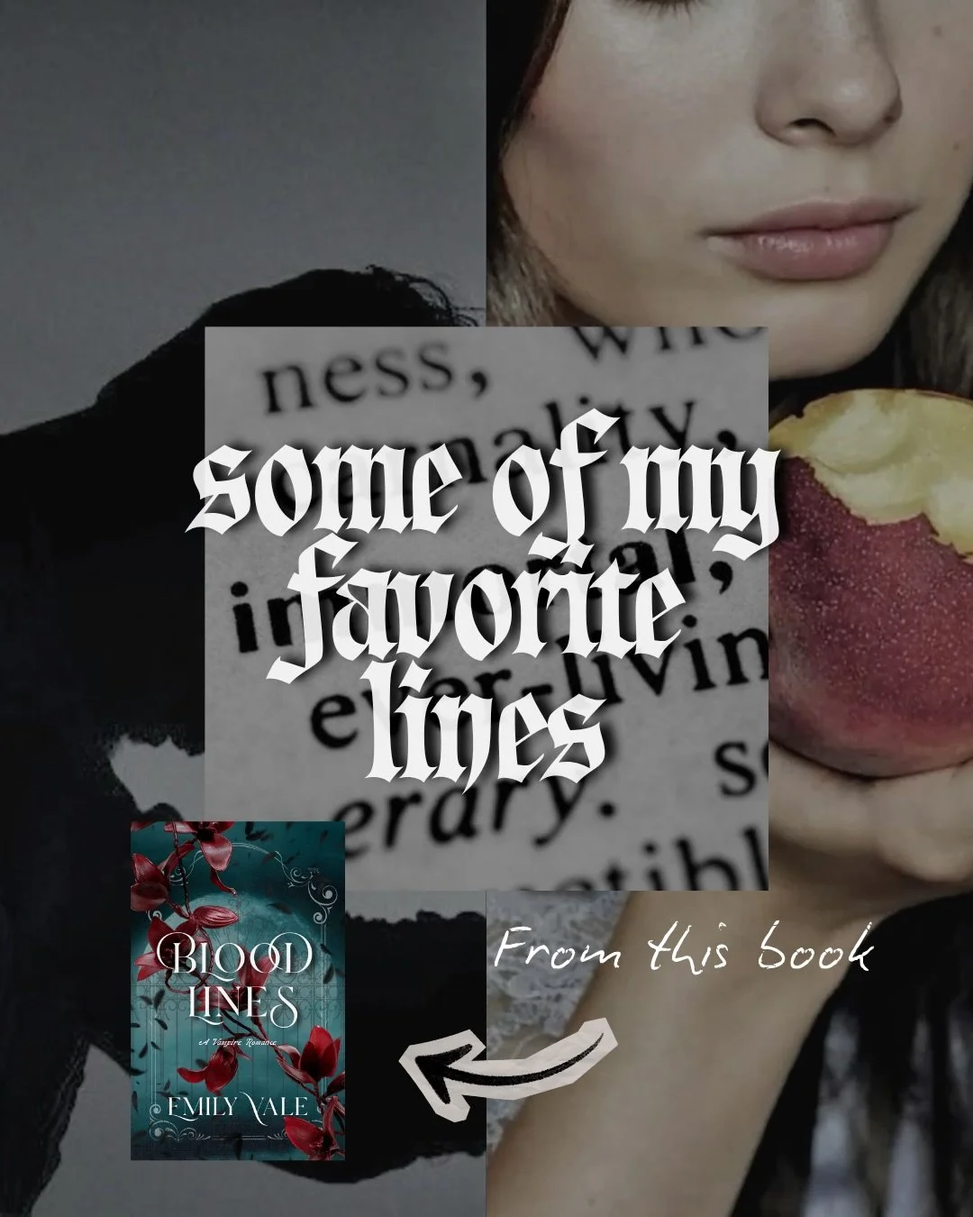 I told y&rsquo;all it was emo.
&bull;
#vampireromance #gothicromance #romanticfantasy #gothicfantasy #paranormalromance