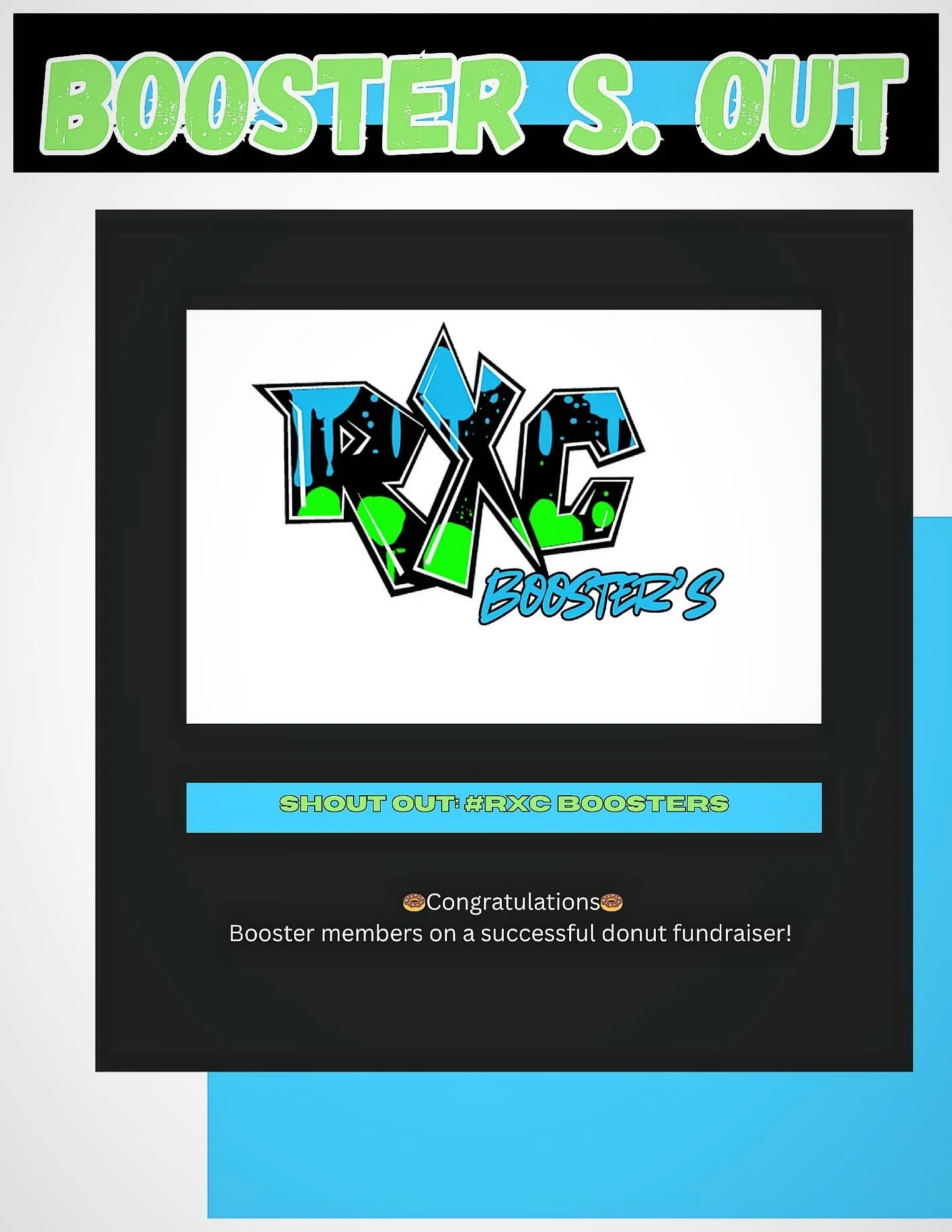 2025-2026 RIOT BOOSTER&rsquo;s #shoutout 

Month:#october 
Who:#rxcboosters

👏🏼 Congratulations with a successful @krispykreme #donut fundraiser! 🍩.

&amp; as always thank you @krispykreme for giving our athletes a platform to raise monies to help