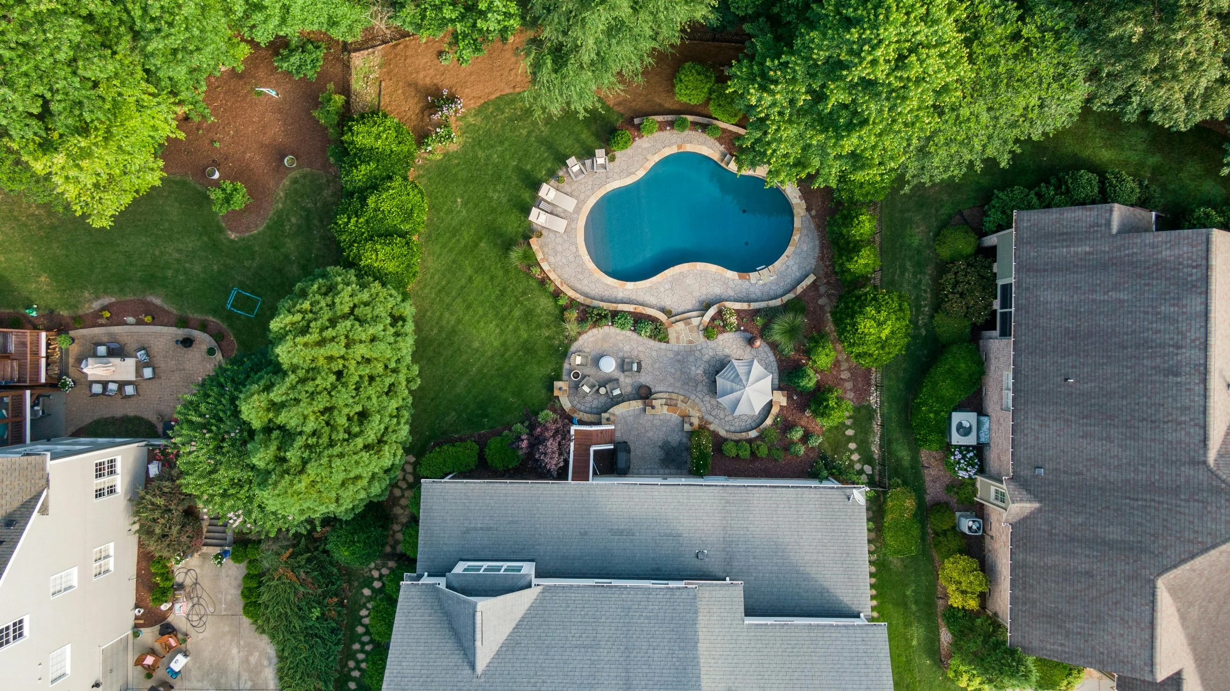 Aerial exterior photo from our Professional package
