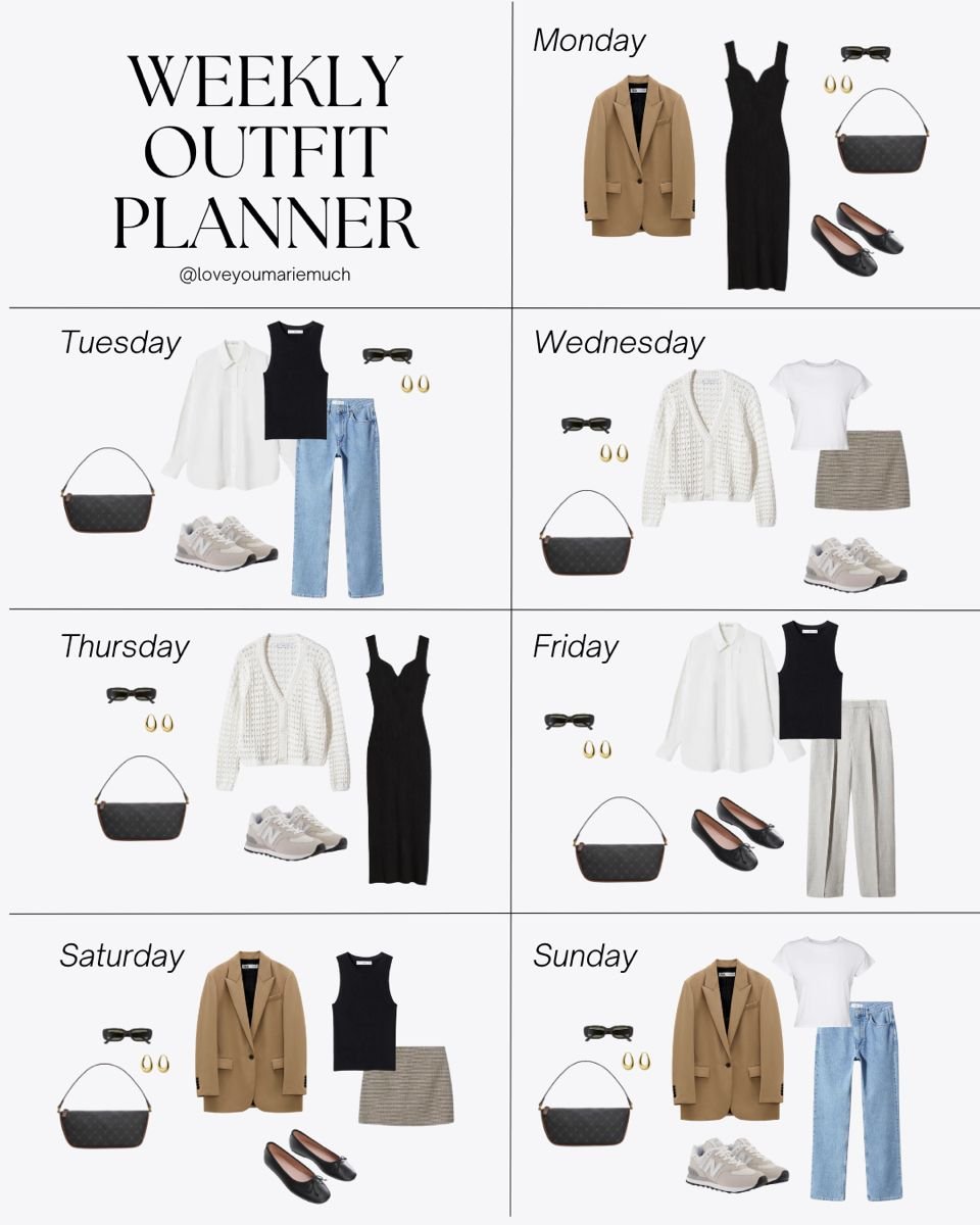 Why Planning Your Outfits for the Week Saves You Time, Energy, and Sanity.