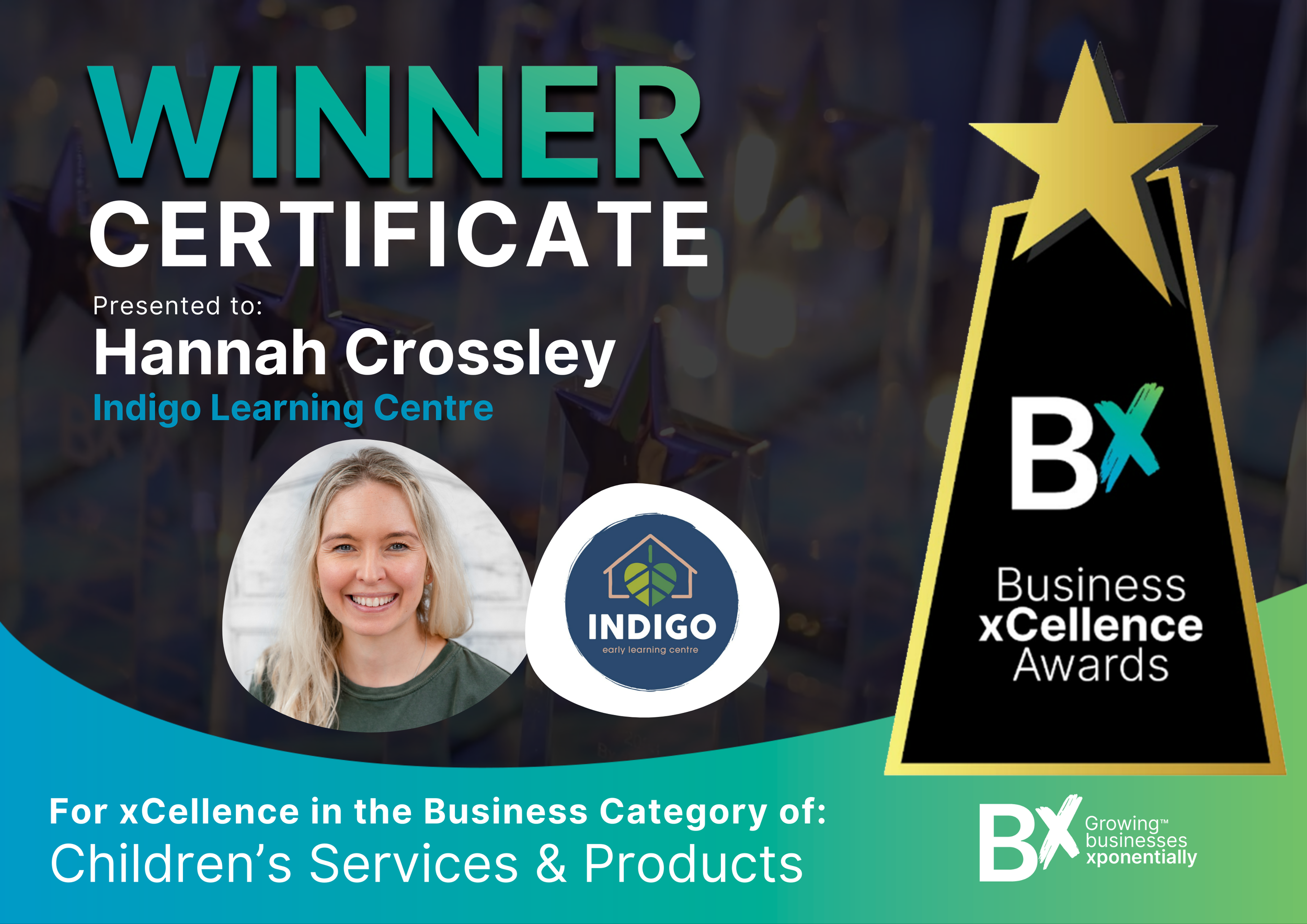 2024 BX Awards- Children's Services and Products- Indigo ELC- WINNER