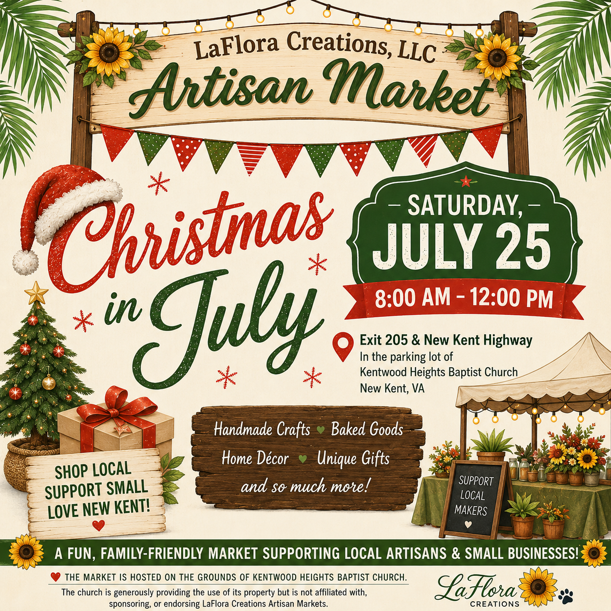 Christmas in July Artisan Market
