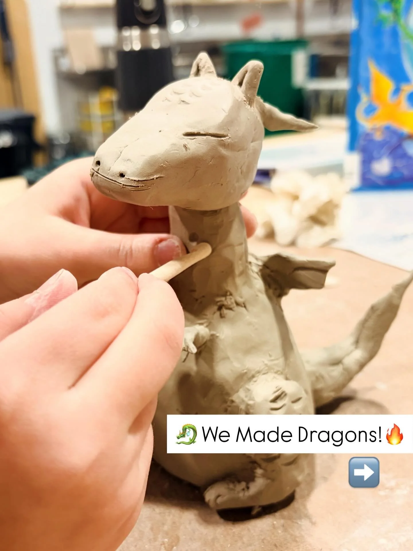 A little recap from our ceramic dragon workshop 🐉✨ So much creativity, focus, and joy in the studio. Every dragon turned out completely unique, and I&rsquo;m so grateful to everyone who came to make with me. 

Join me for one! Next dragon workshops 