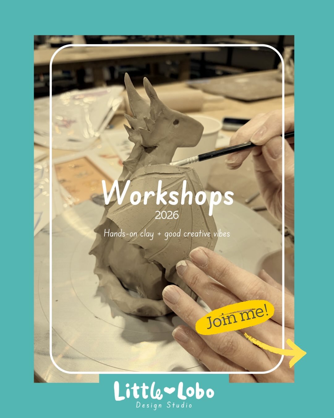 I&rsquo;m so excited to finally share these &mdash; my ceramic workshops are live! 🖐️✨
Each class is hands-on, beginner-friendly, and focused on having fun with clay (no pressure, no perfection). I&rsquo;ll guide you every step of the way.
Swipe for