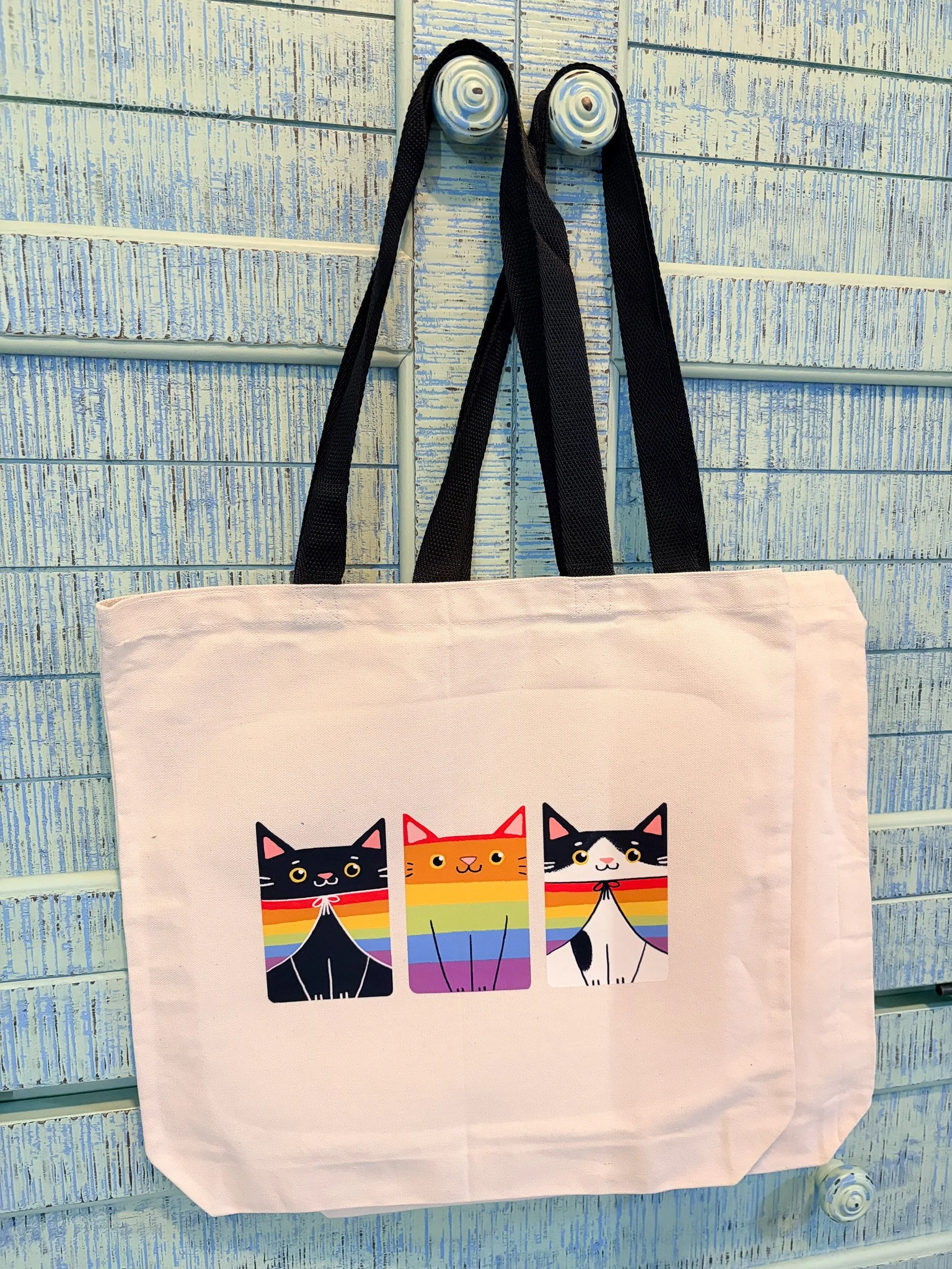 Rainbow Kittens Tote Bag