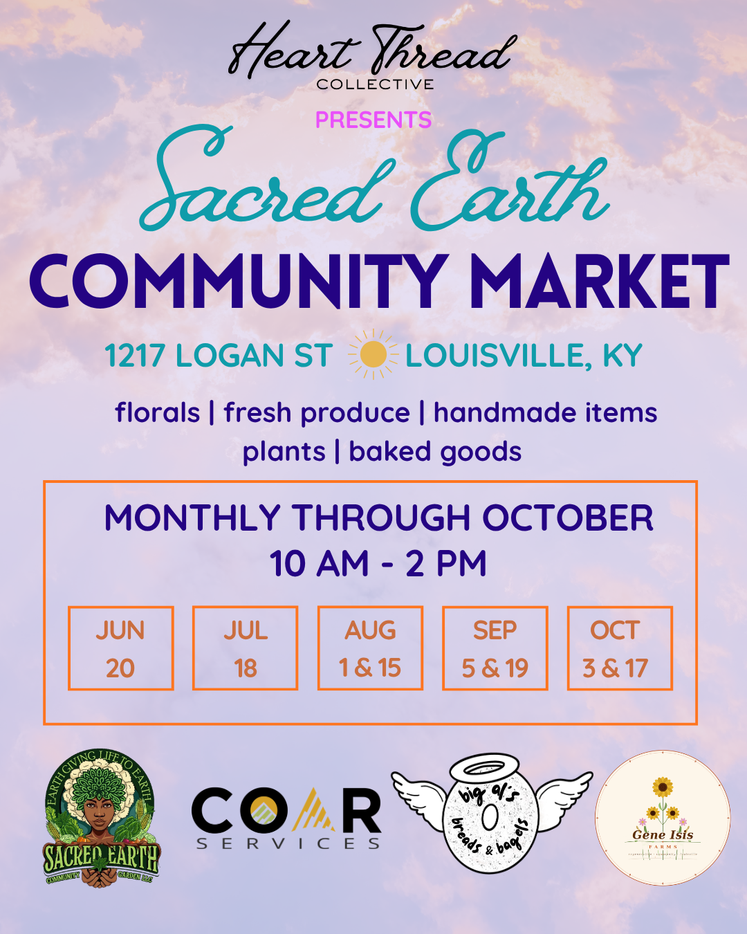 Sacred Earth Community Garden - Community Market