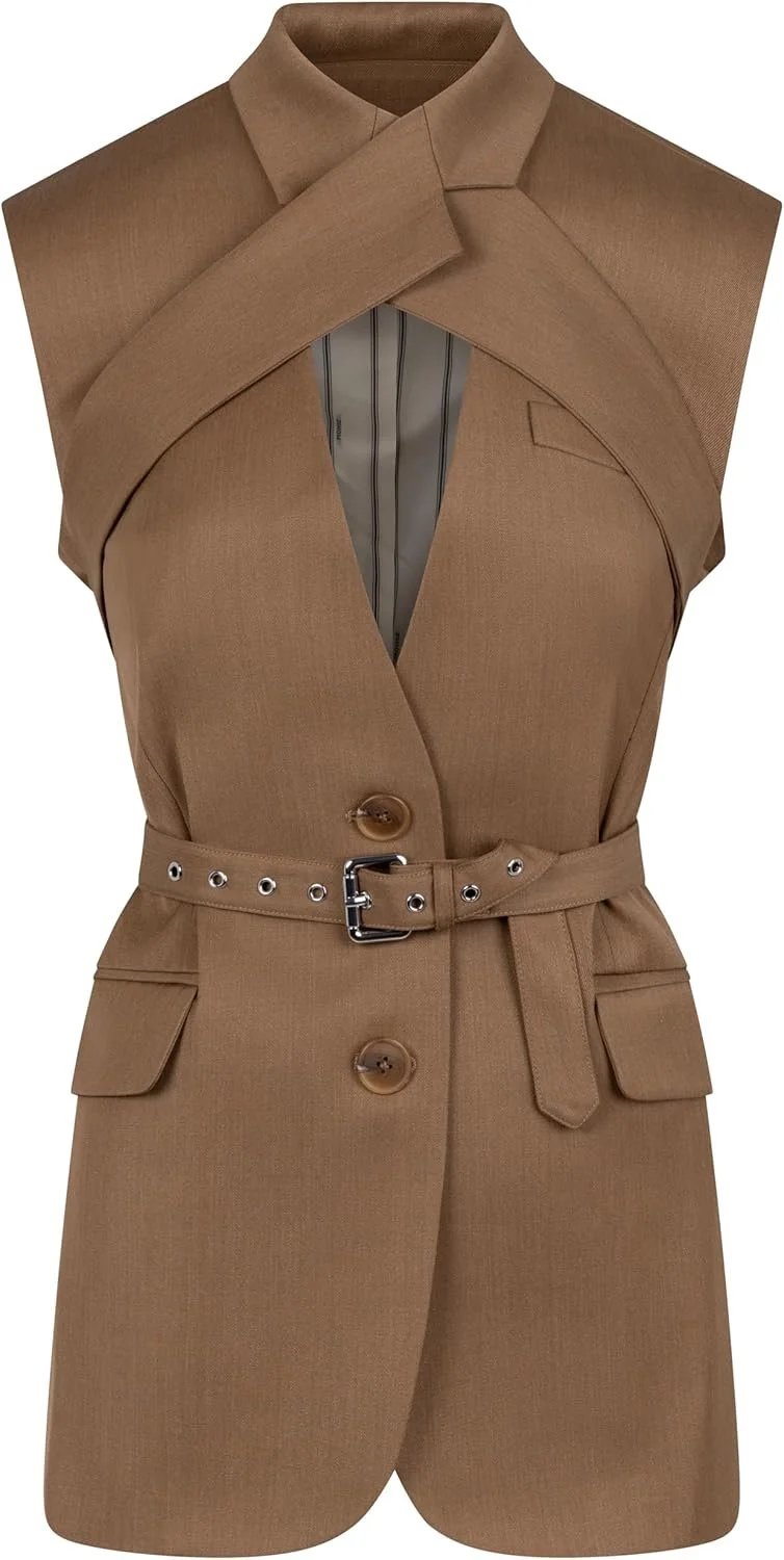 MONSE, Sleeveless Criss Cross Jacket.jpg