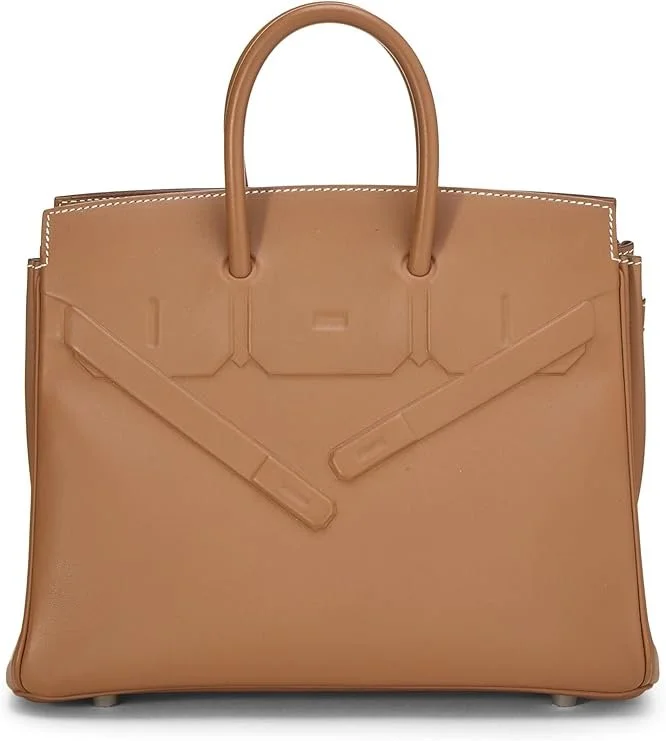 Pre-Loved Gold Swift Shadow Birkin 25, Hermes Gold