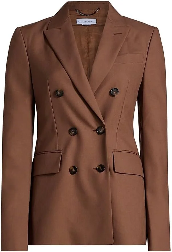 Stella McCartney, Canvas Tailoring Double-Breasted Jacket