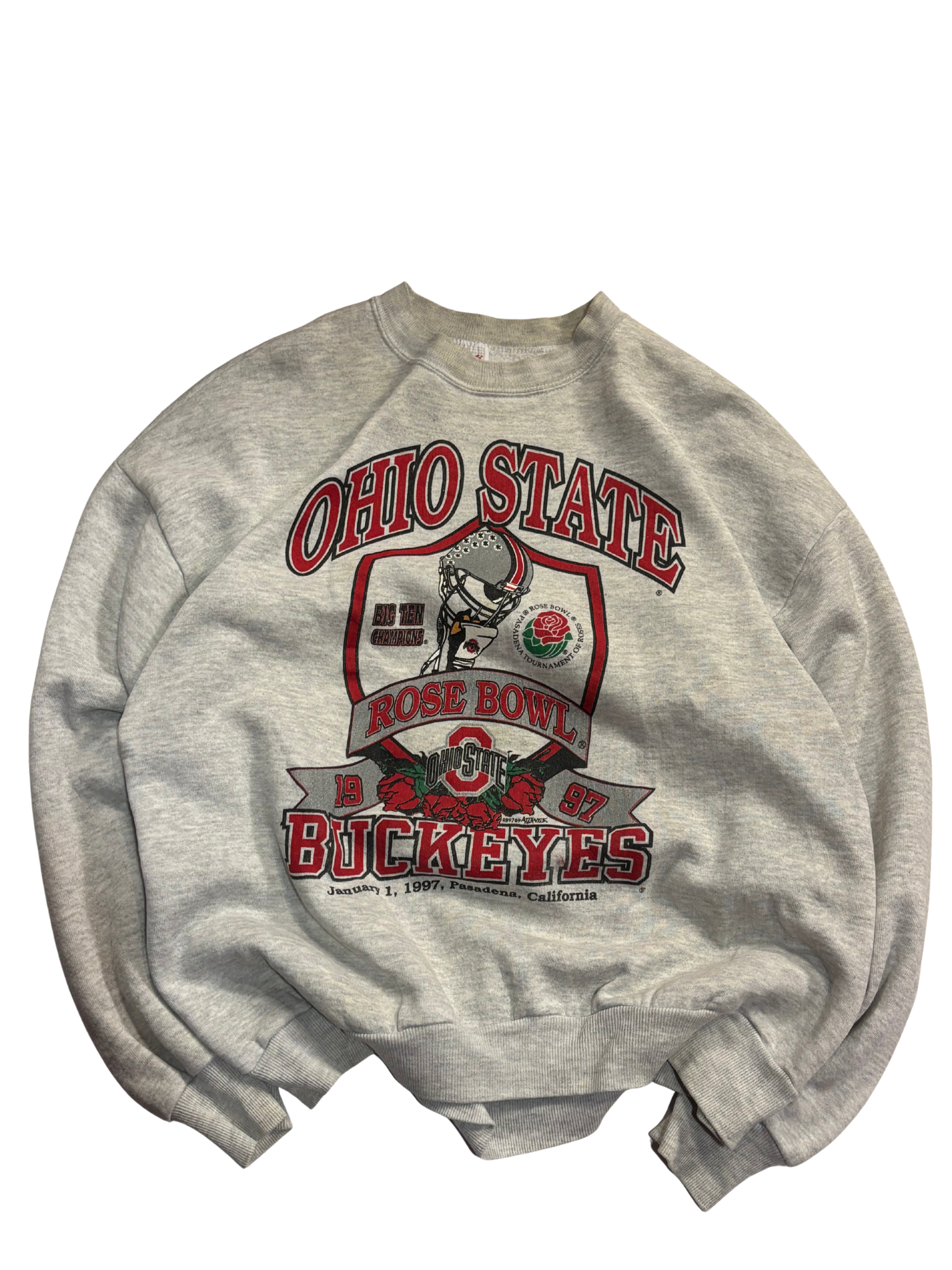 Vintage Ohio State Buckeyes Rose Bowl Sweatshirt – 1997 – Grey