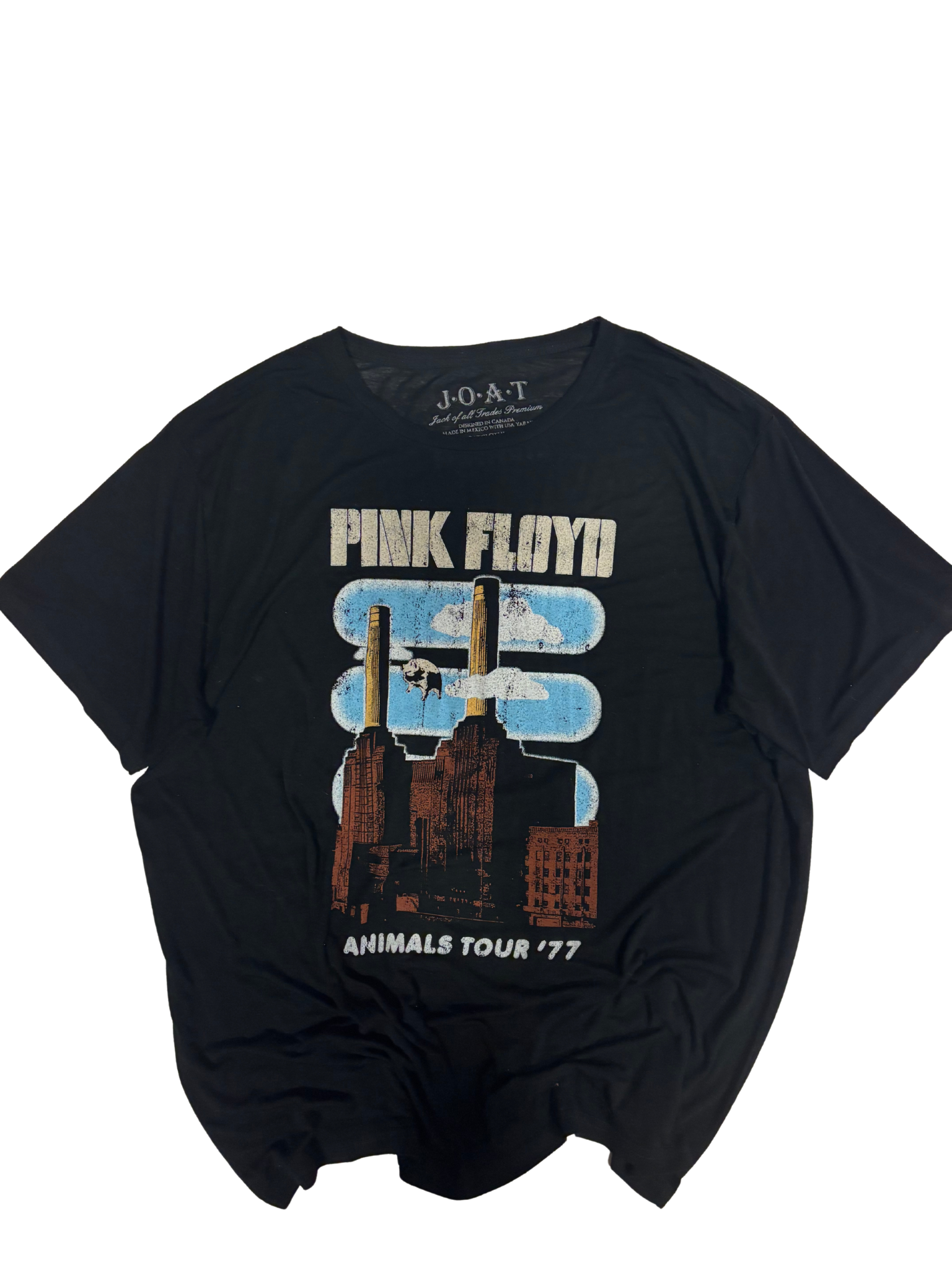 Pink Floyd “Animals Tour ‘77” Graphic Tee – J.O.A.T Premium – Classic Rock Band Shirt